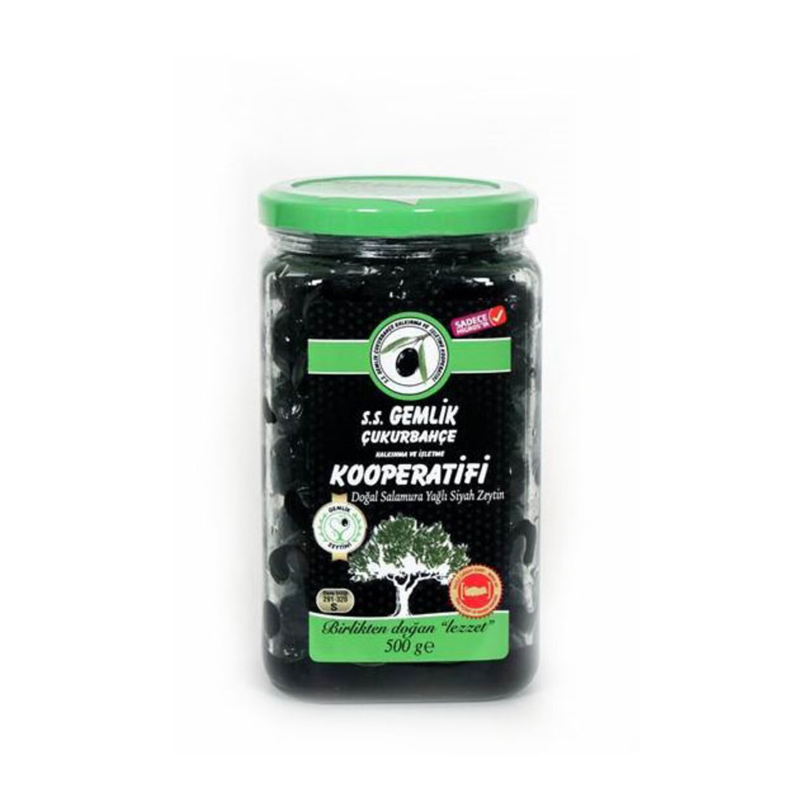 Çukurbahçe Kooperatifi Doğal Siyah Zeytin 500 G