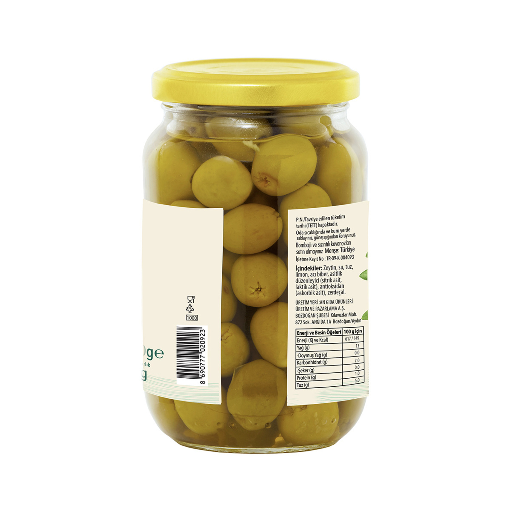 Sera Aydın Memecik Kırma Zeytin 1 Kg - Görsel 2