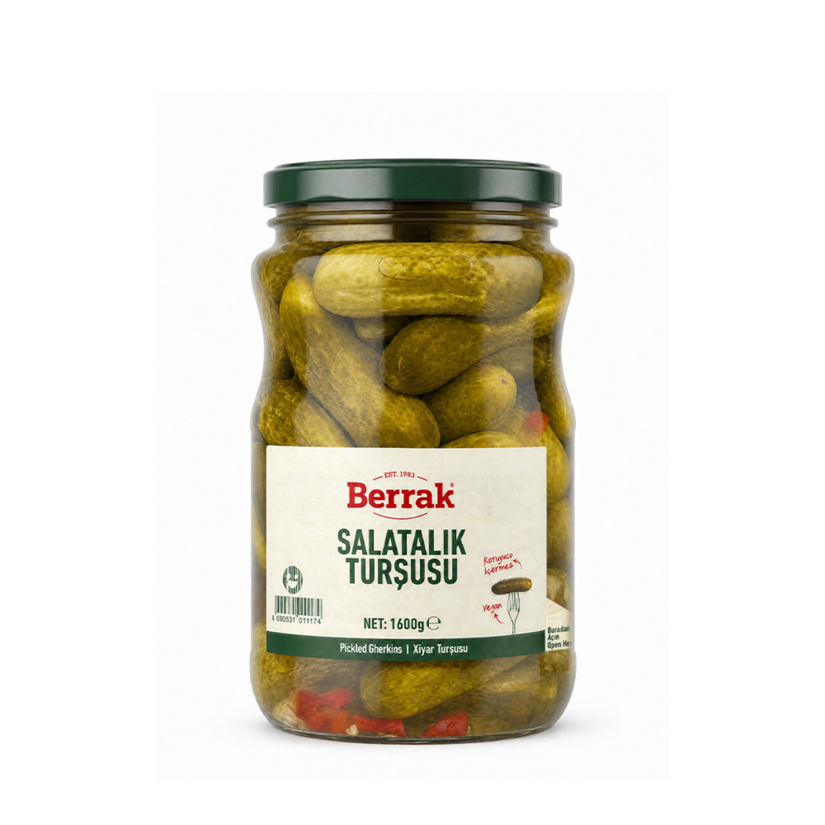 Berrak Salatalık Turşu 1600 G