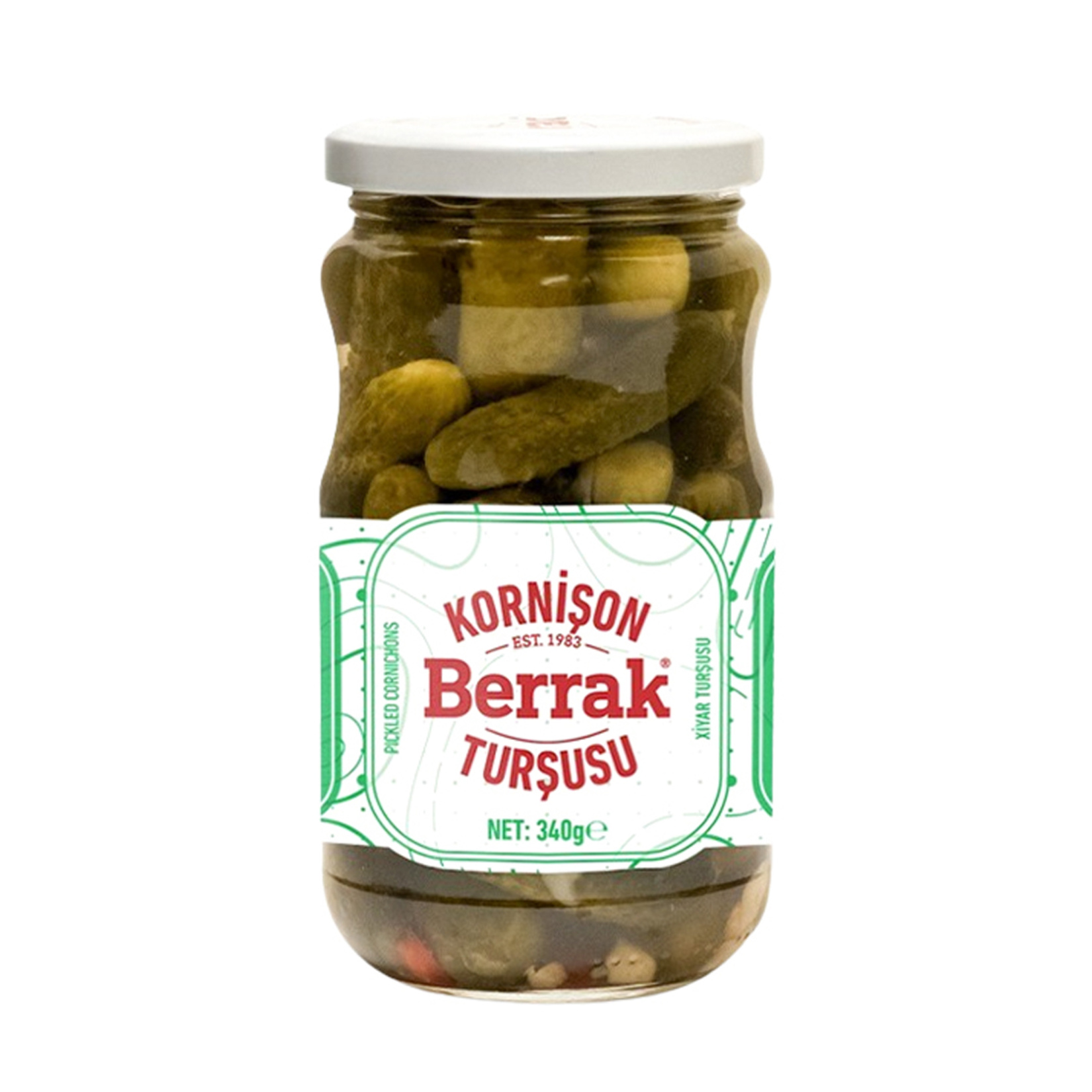 Berrak Kornişon Turşu 340 G