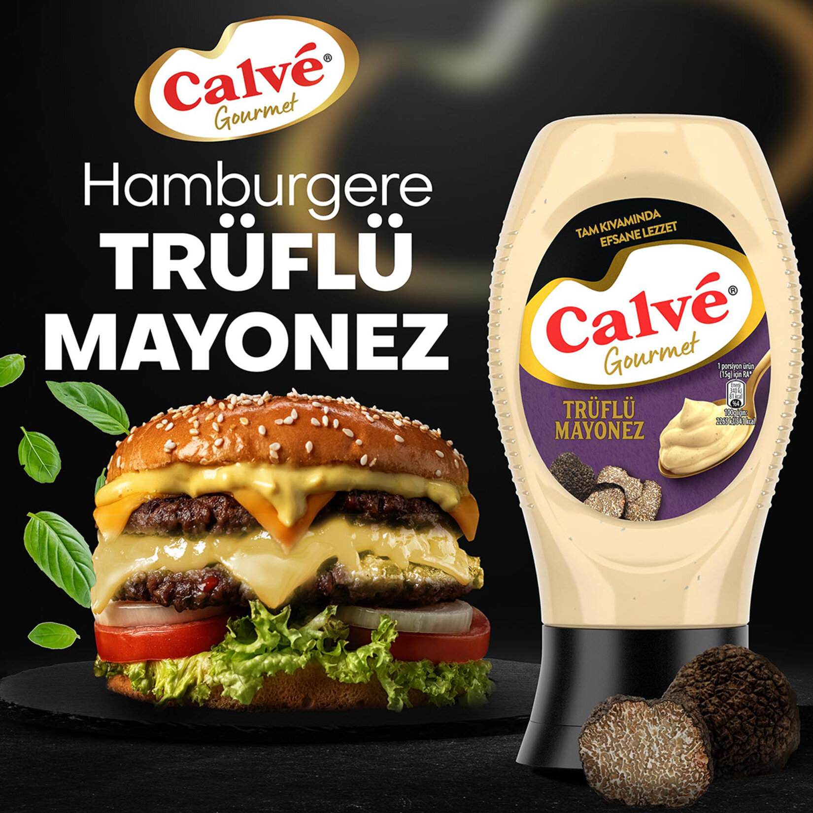 Calve Trüflü Mayonez 235 G - Görsel 3
