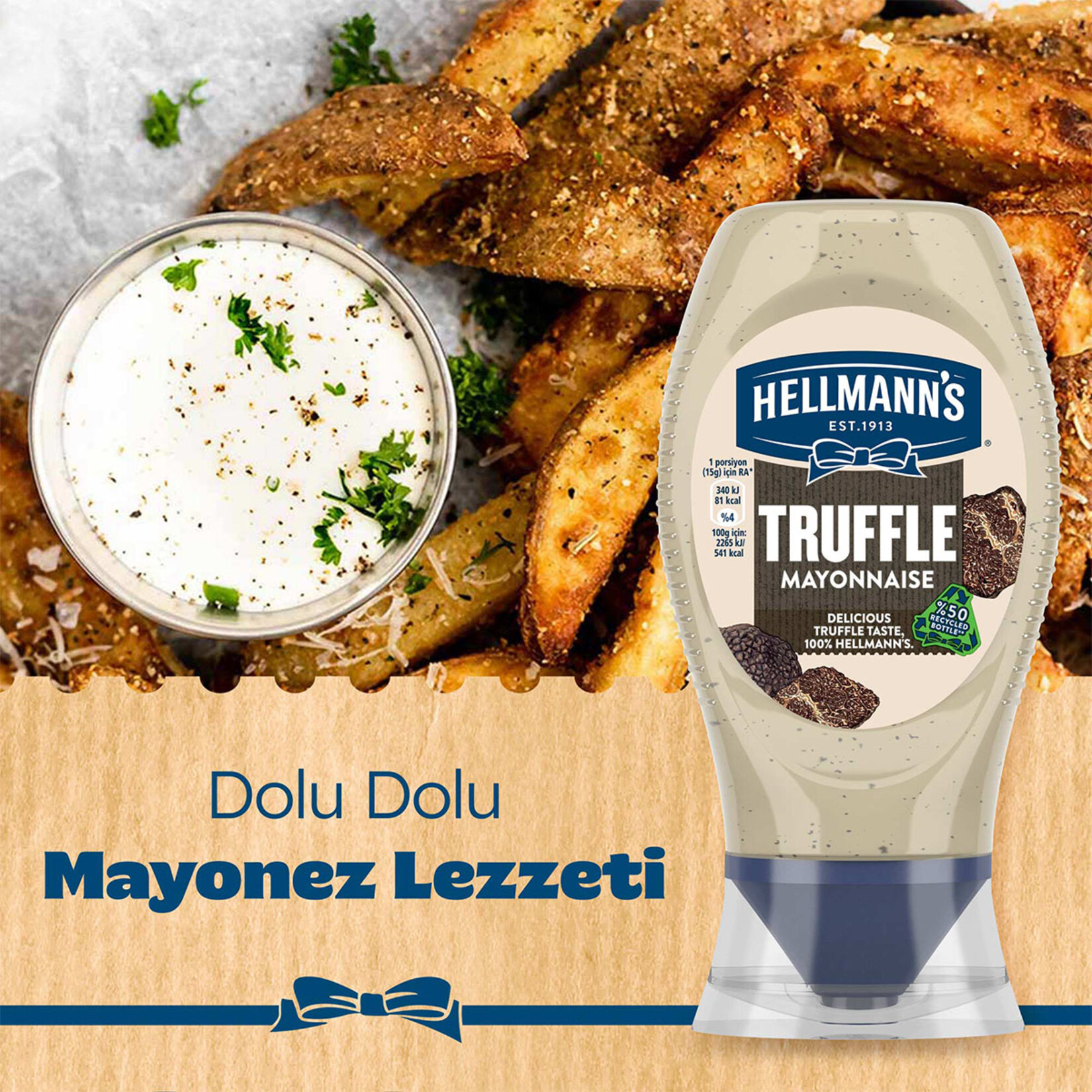 Hellmann's Trüflü Mayonez 235 G - Görsel 4