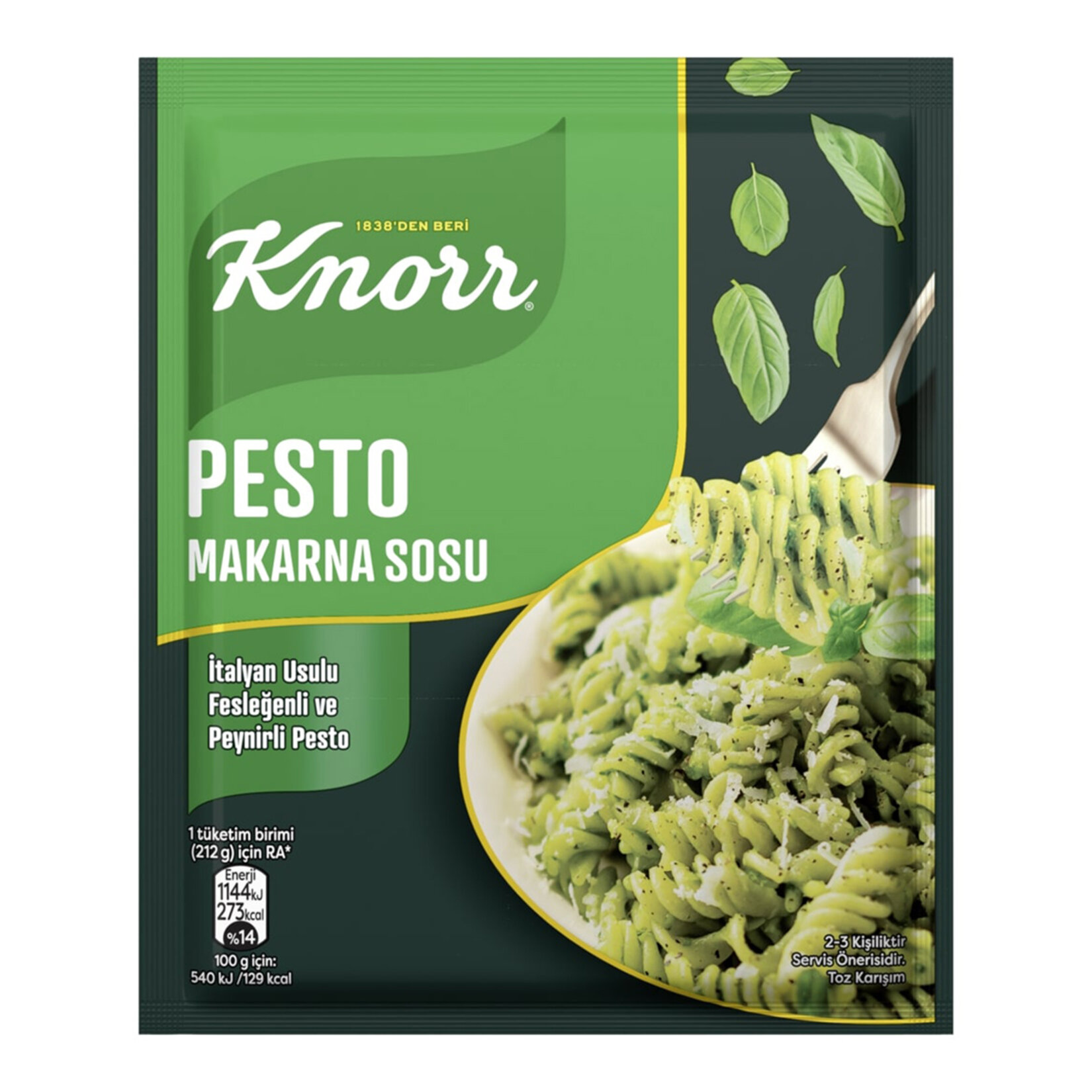Knorr Pesto Makarna Sosu 50 G - Görsel 1