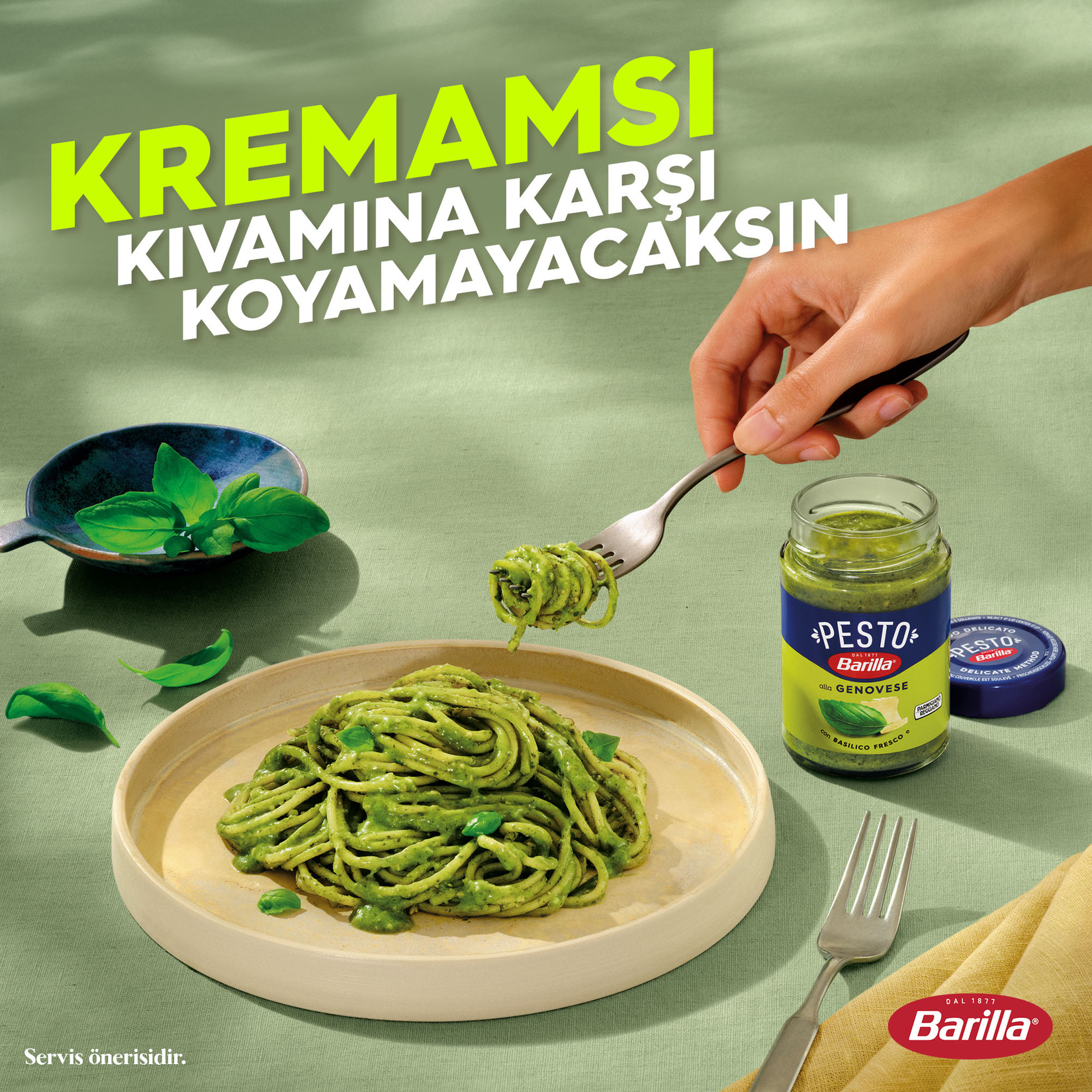 Barilla Fesleğenli Pesto Genovese Makarna Sosu 190 G - Görsel 3