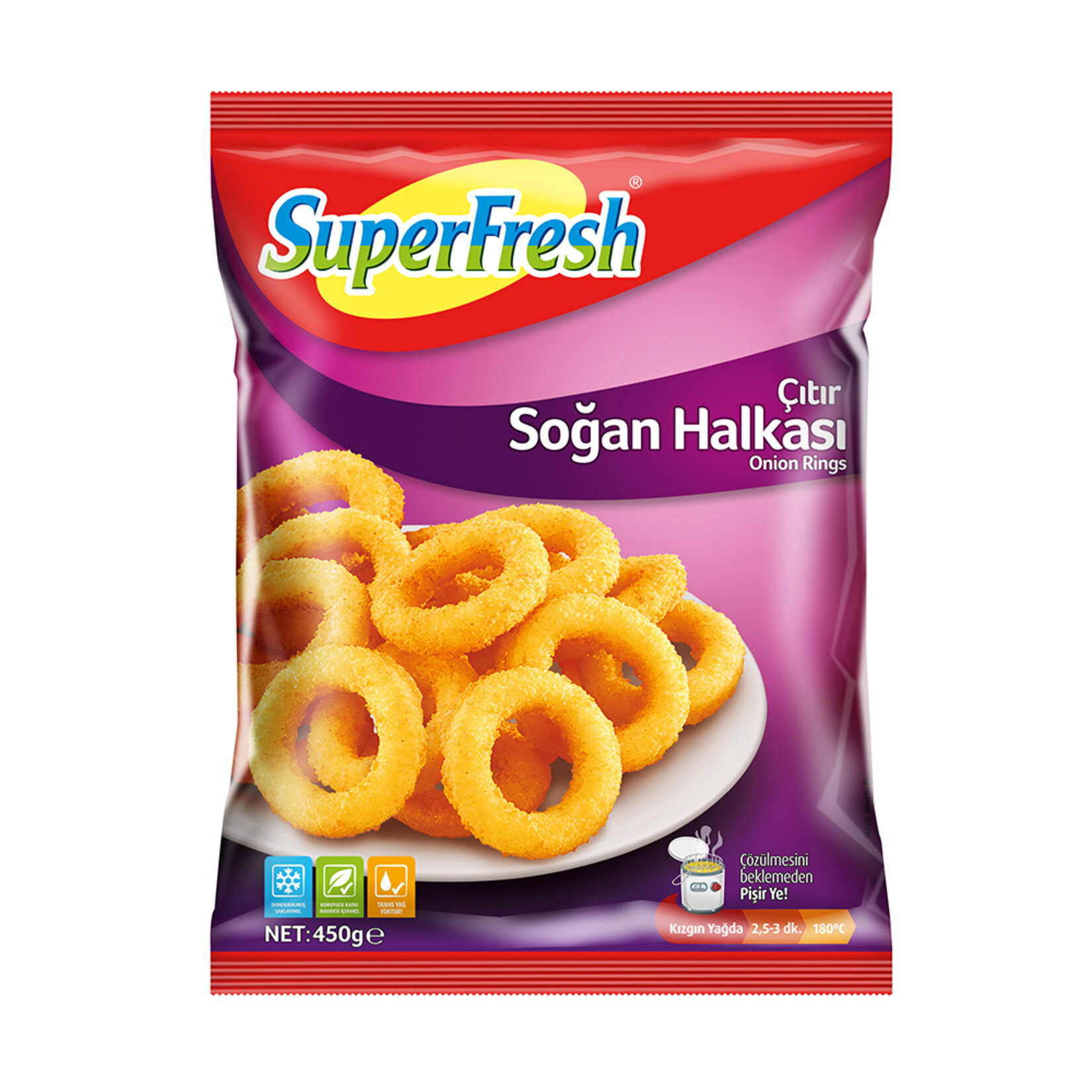 Superfresh Çıtır Soğan Halka Kroket 450 G