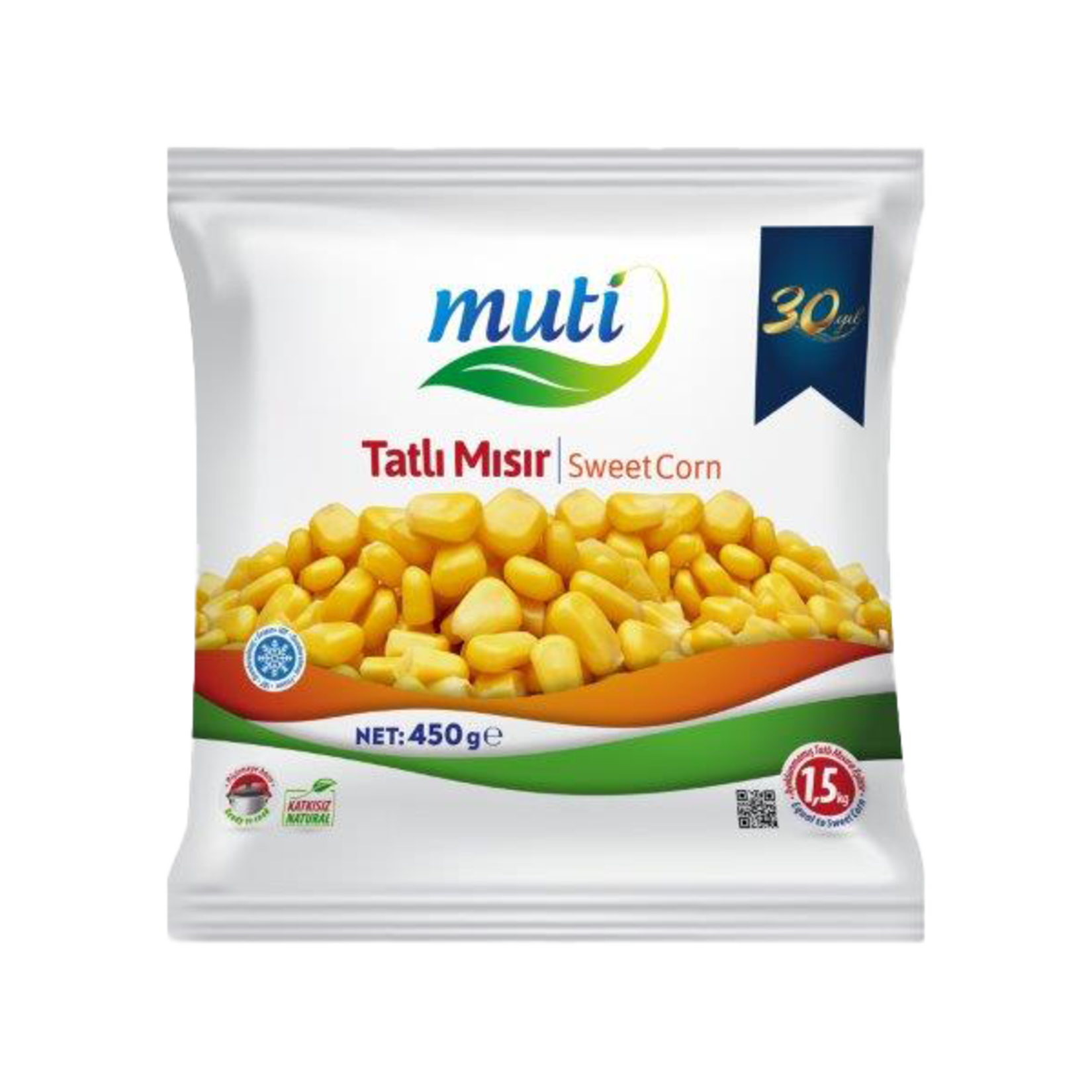 Muti Dondurulmuş Tatlı Mısır 450 G