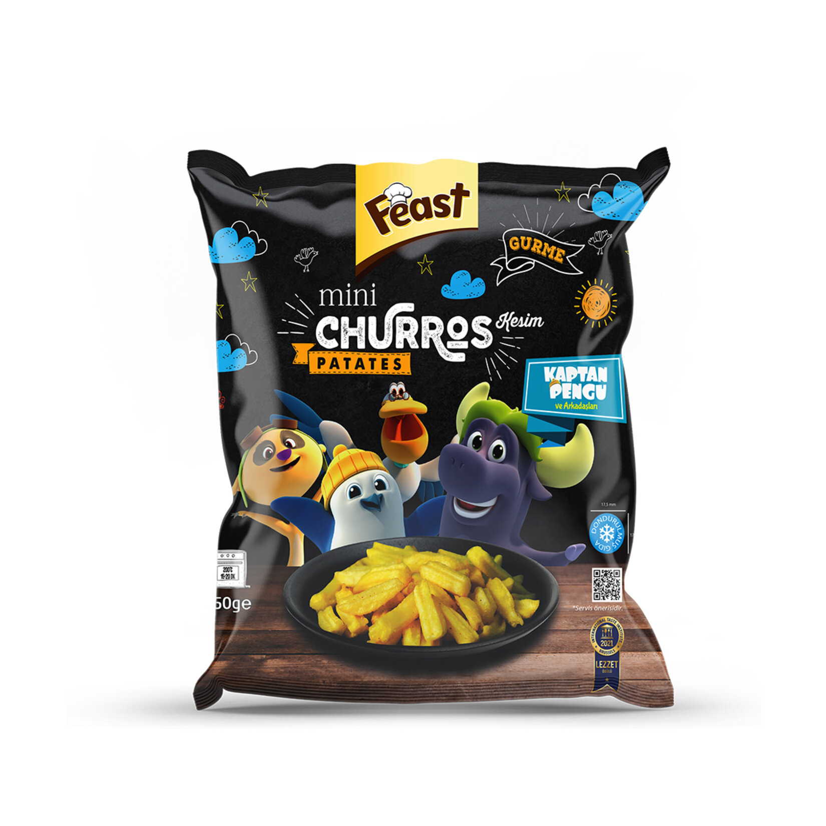 Feast Gurme Mini Churros Kesim Patates 550 G - Görsel 1