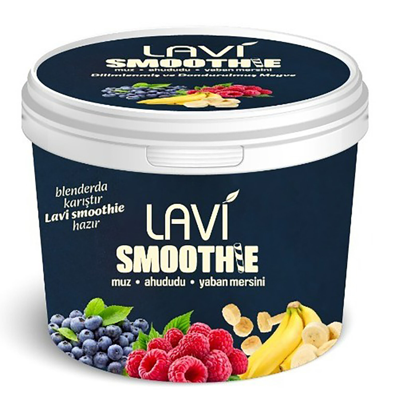 Lavi Smoothie Muz Ahududu Yaban Mersini 150 G - Görsel 1