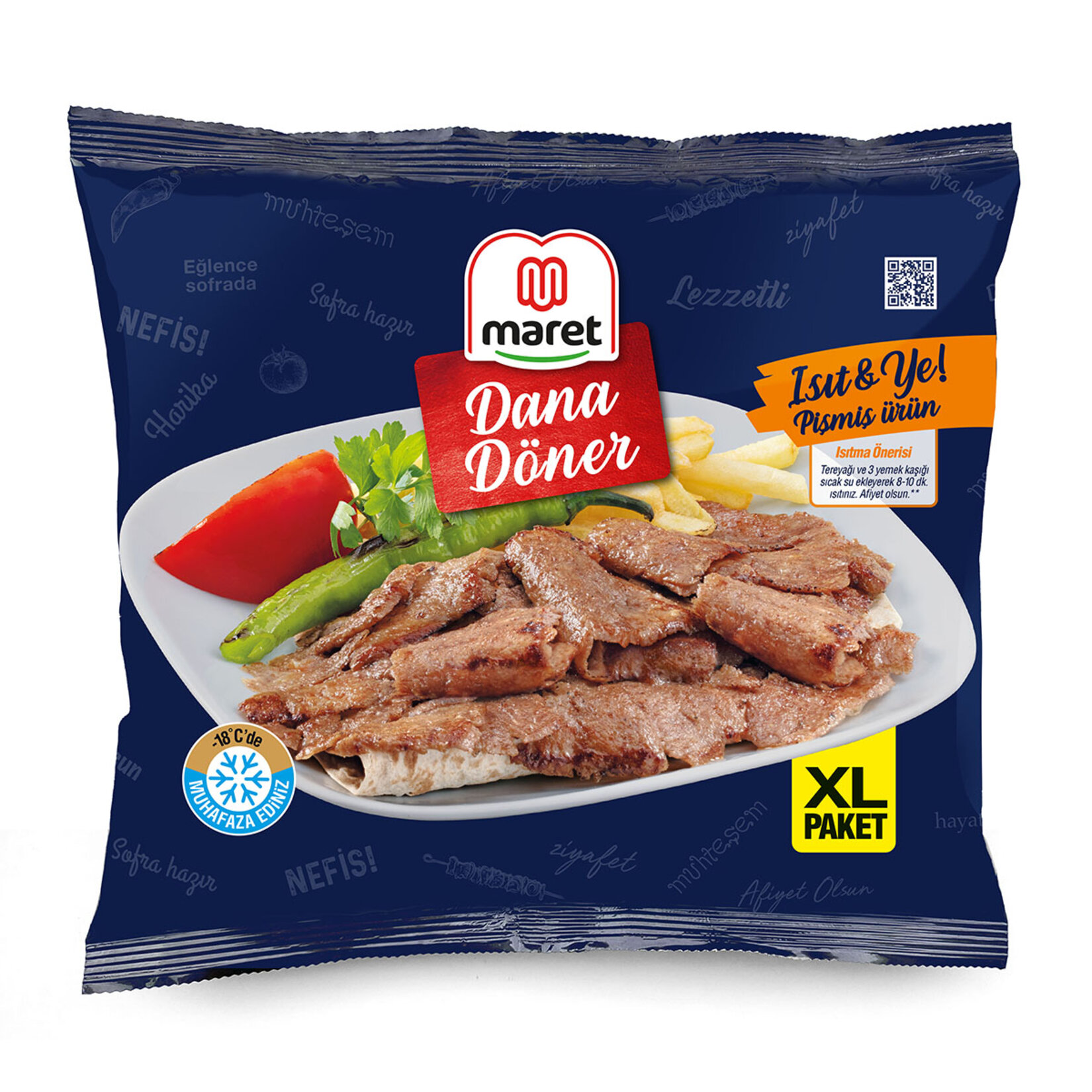 Maret Pişmiş Dondurulmuş Dana Döner 500 G