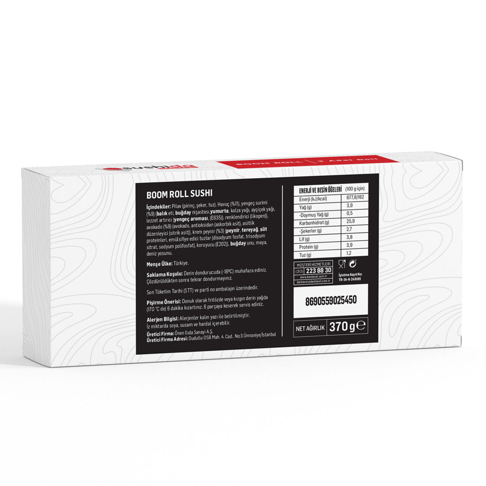 Dardanel Sushida Boom Roll 370 G - Görsel 2