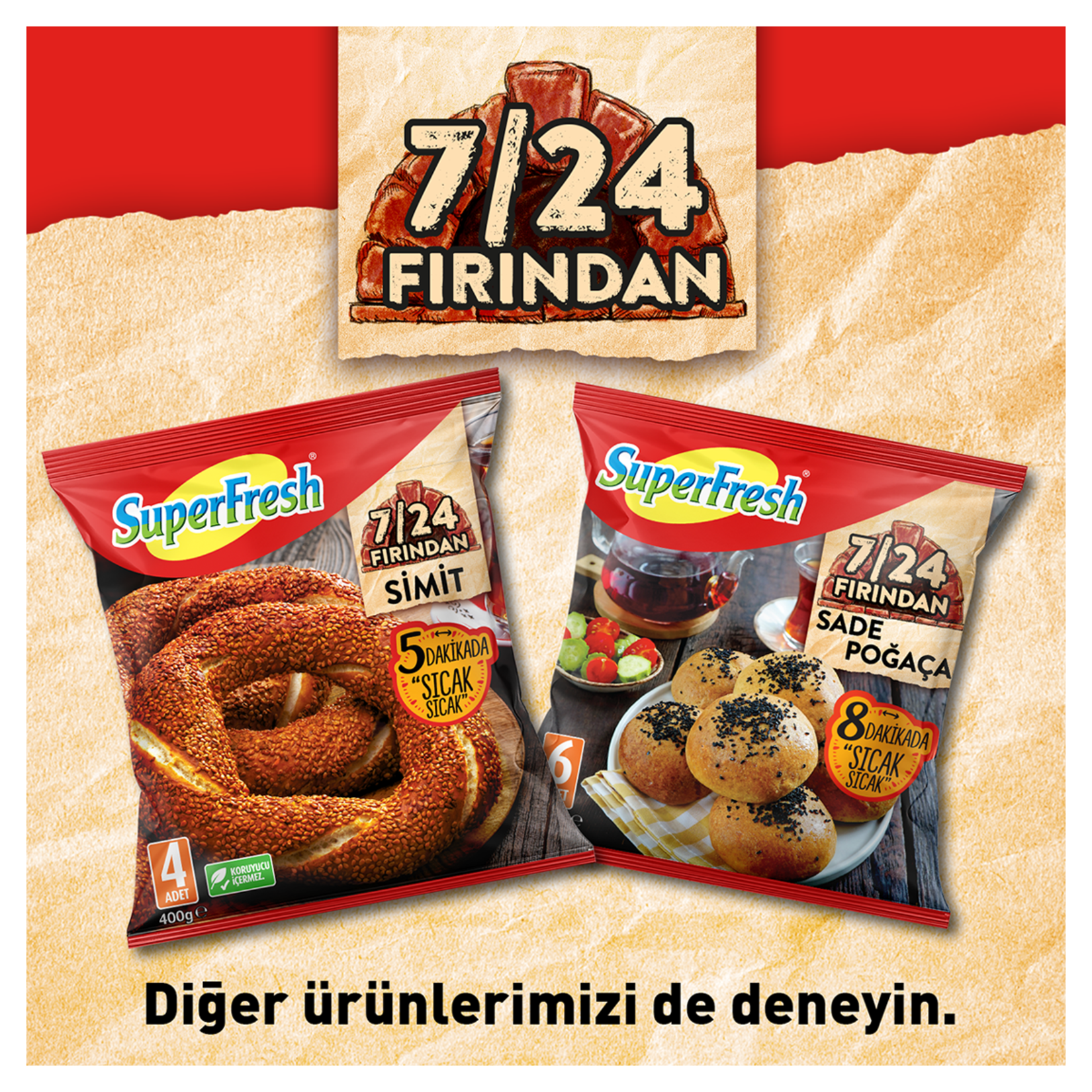 SuperFresh 7/24 Fırından Gurme Kruvasan 360 G - Görsel 2