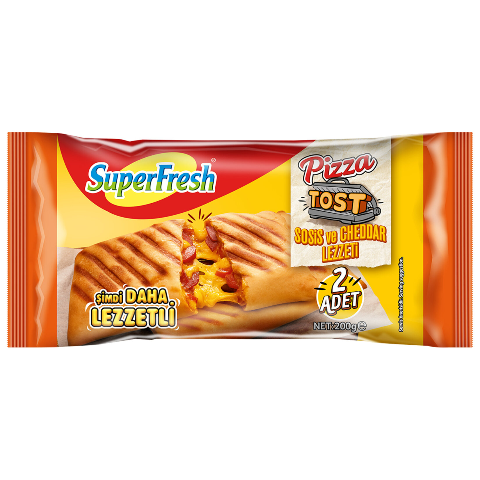 Superfresh Pizza Tost Cheddarlı 200G