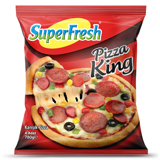 Superfresh Pizza King 4'lü 780 G
