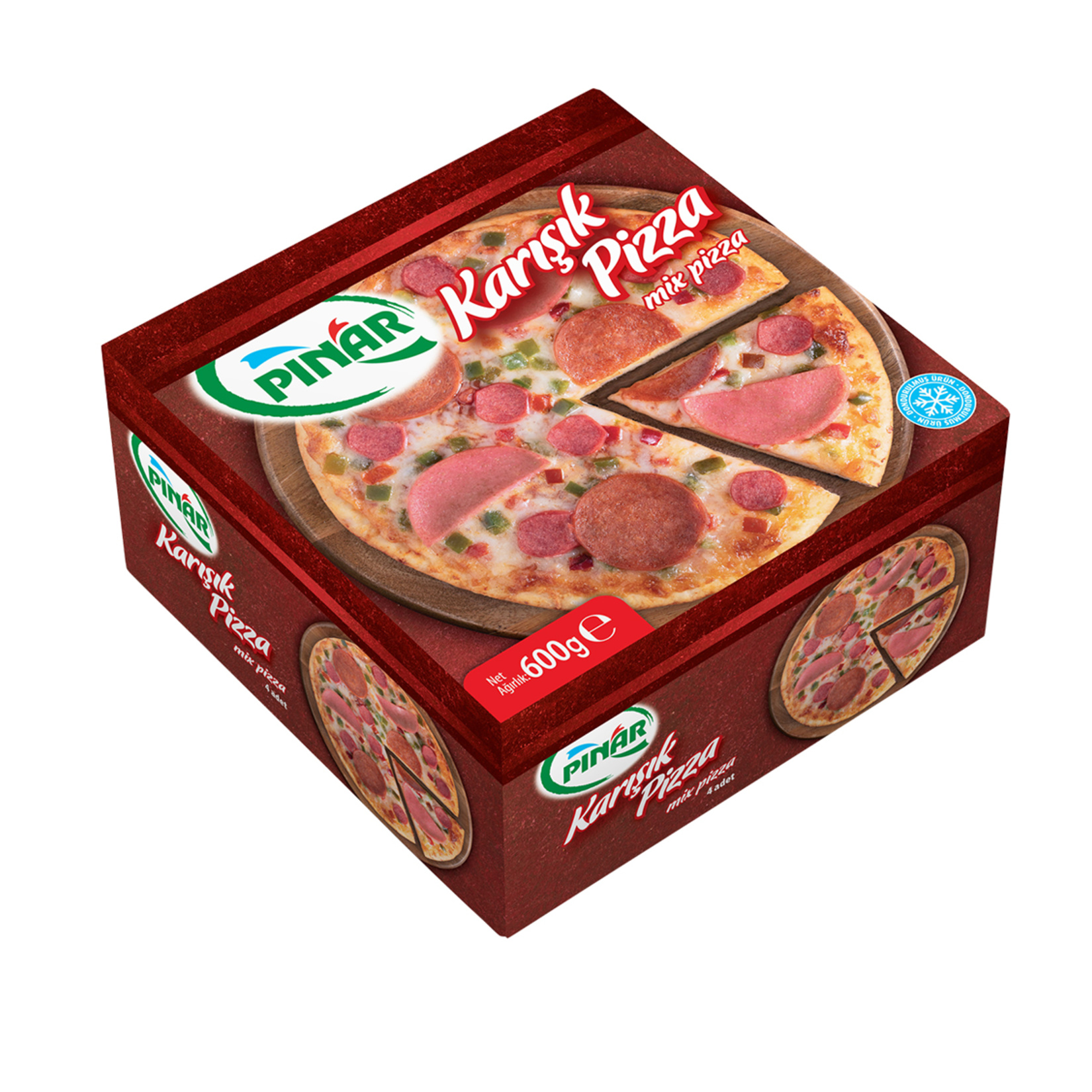 Pınar  Karışık Pizza 600 G
