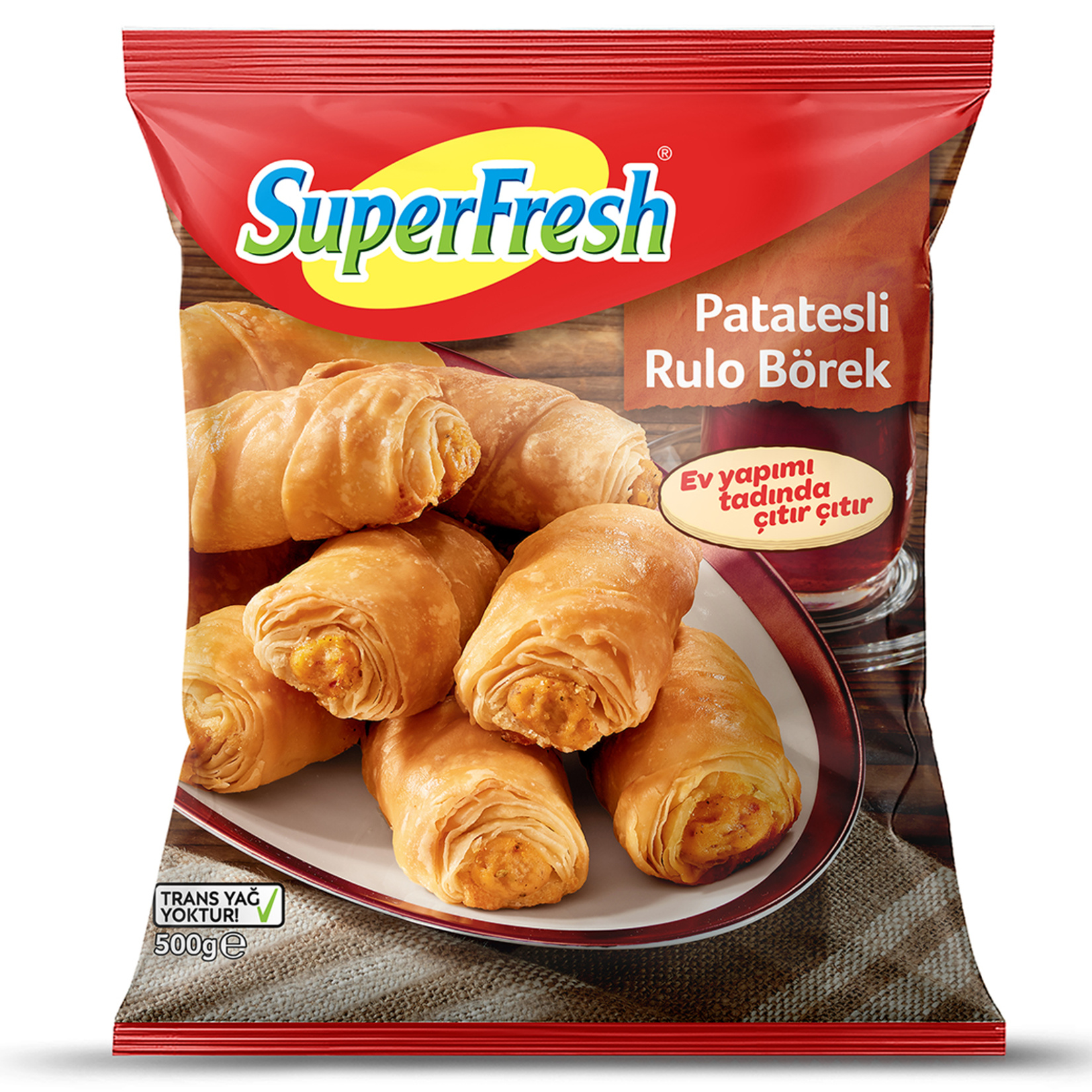 Superfresh Patatesli Rulo Börek 500 G - Görsel 1