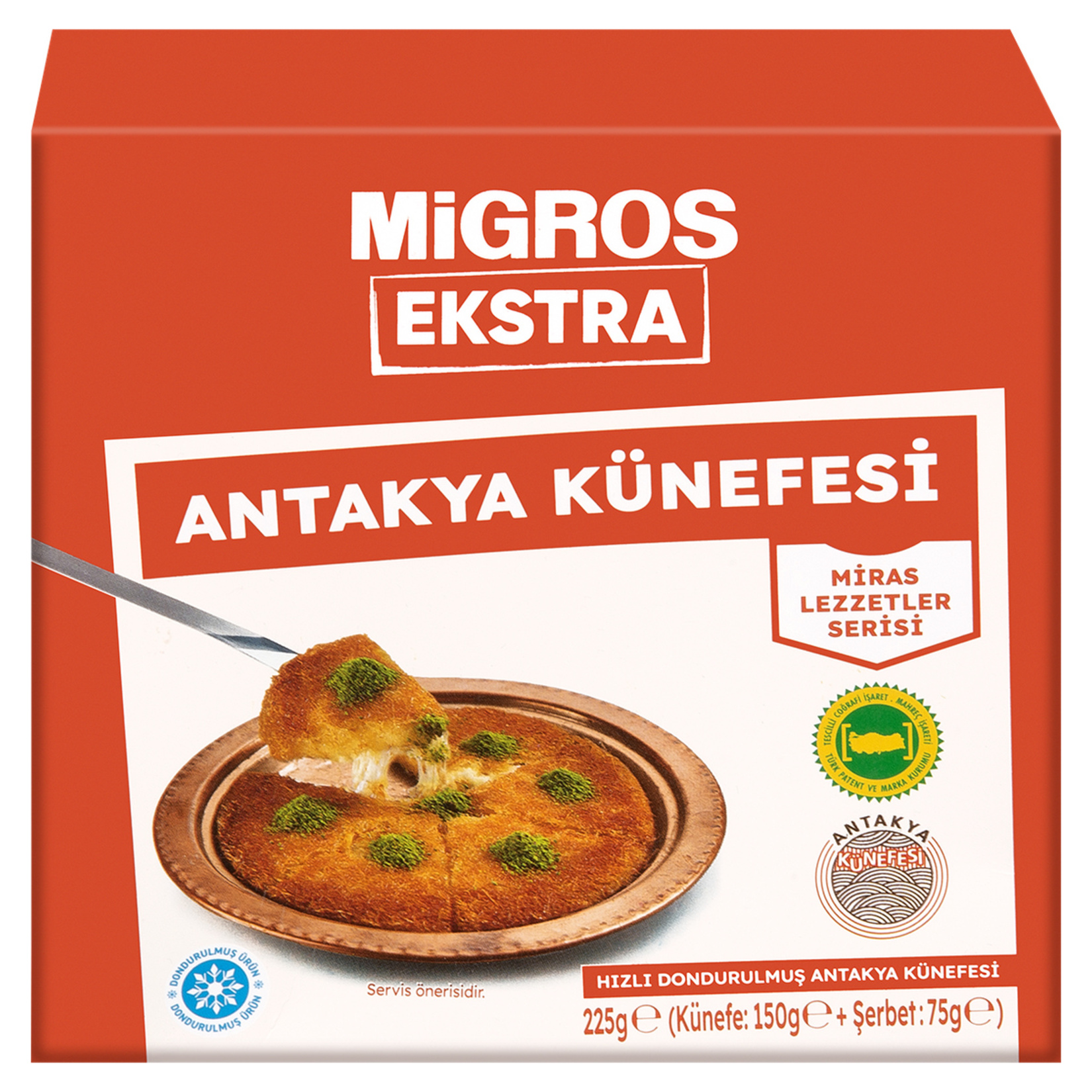 Migros Ekstra Hızlı Dondurulmuş Antakya Künefesi 225 G
