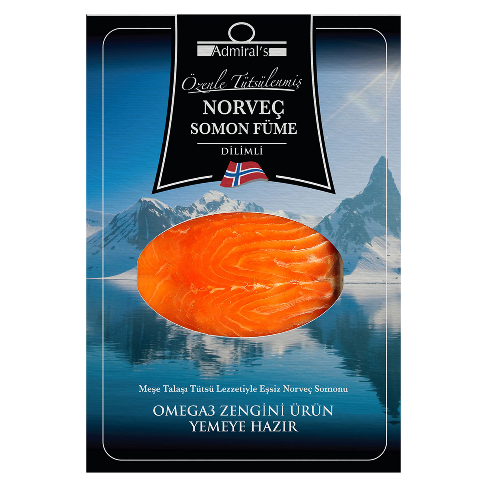 Admirals Norveç Somon Füme 100 G