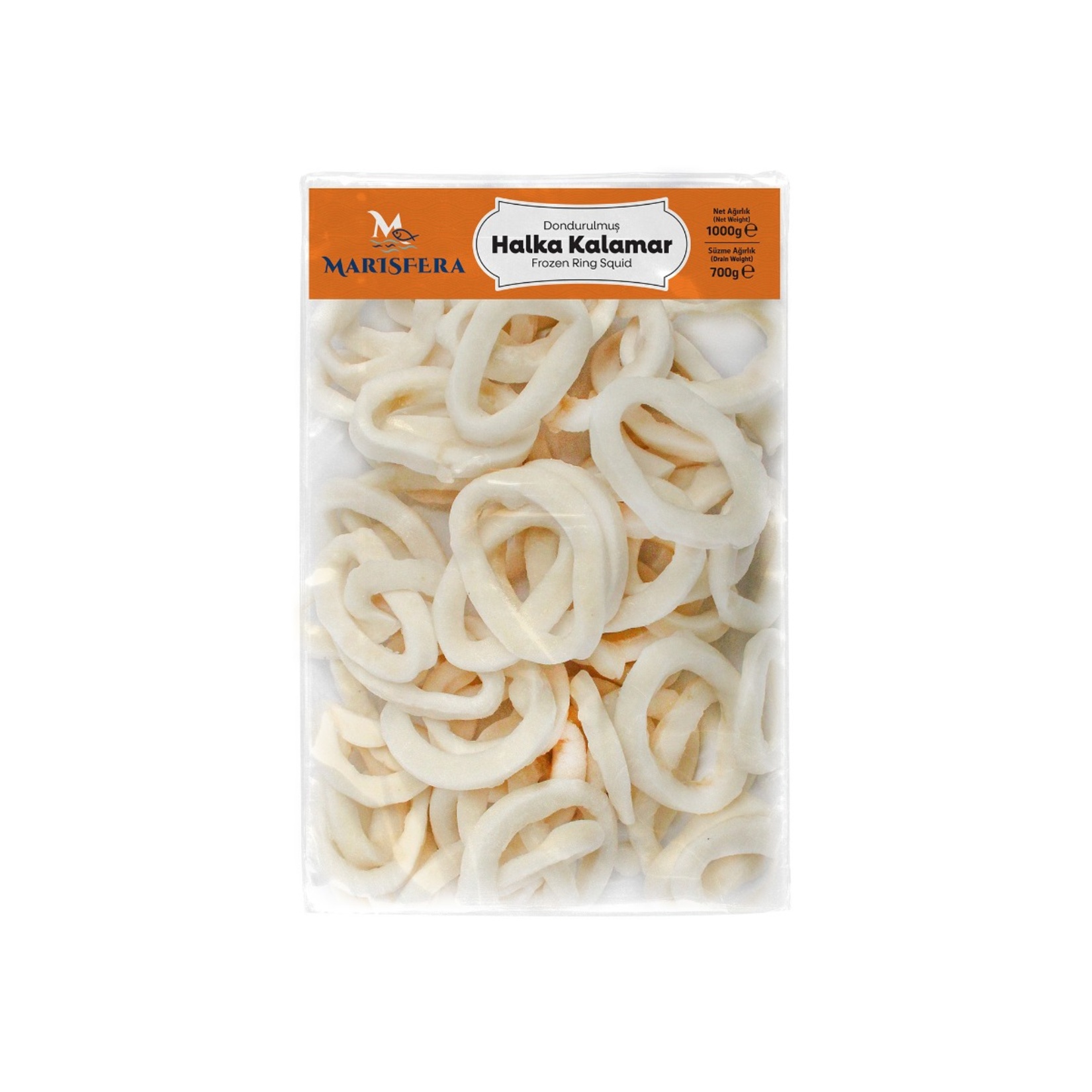 Marisfera % 30 Glaze Dondurulmuş Halka Kalamar 1 Kg