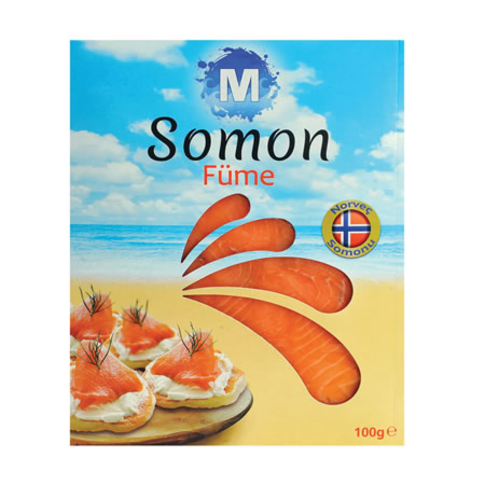 Migros Somon Füme 100 G - Görsel 1