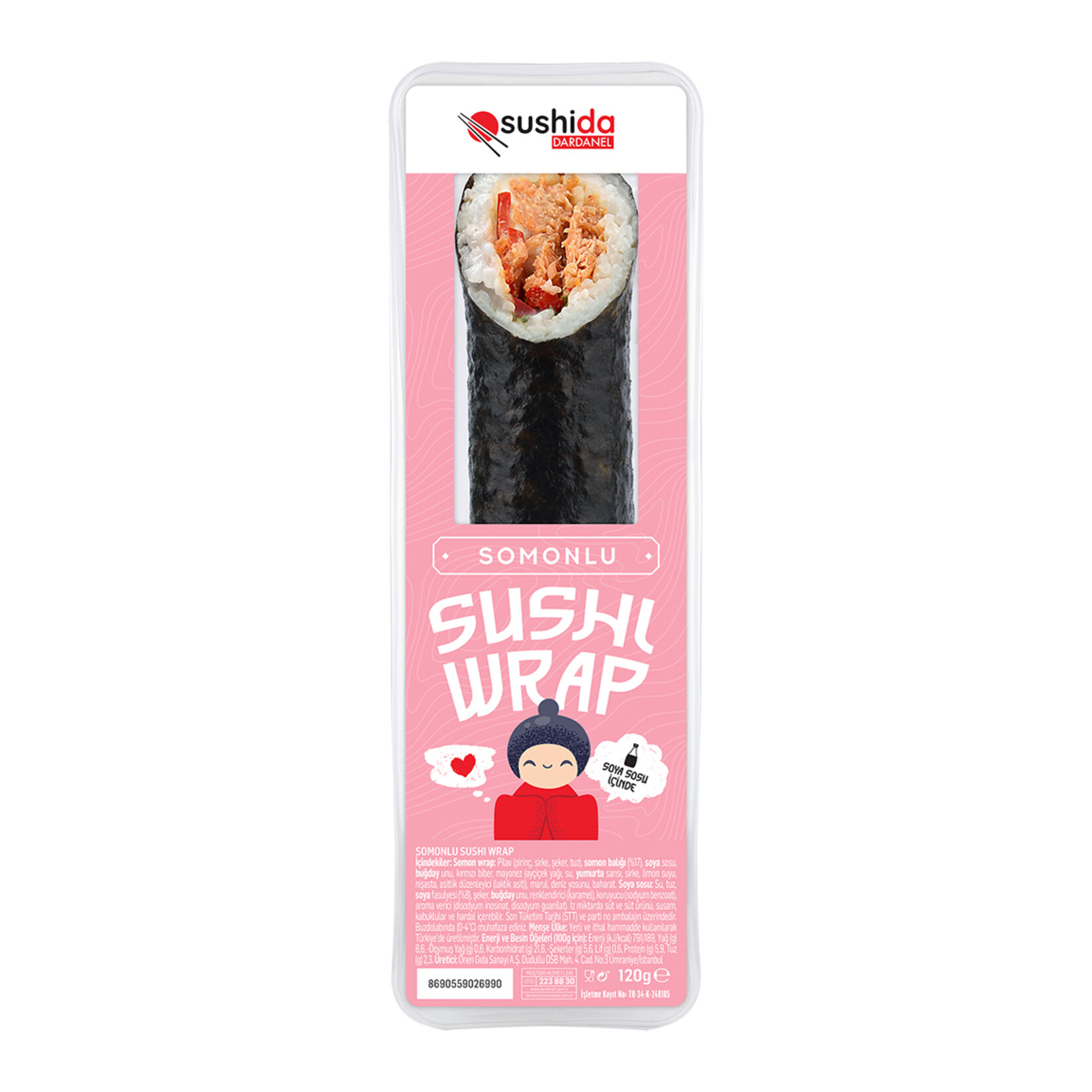 Sushida Somon Wrap 120 G - Görsel 2