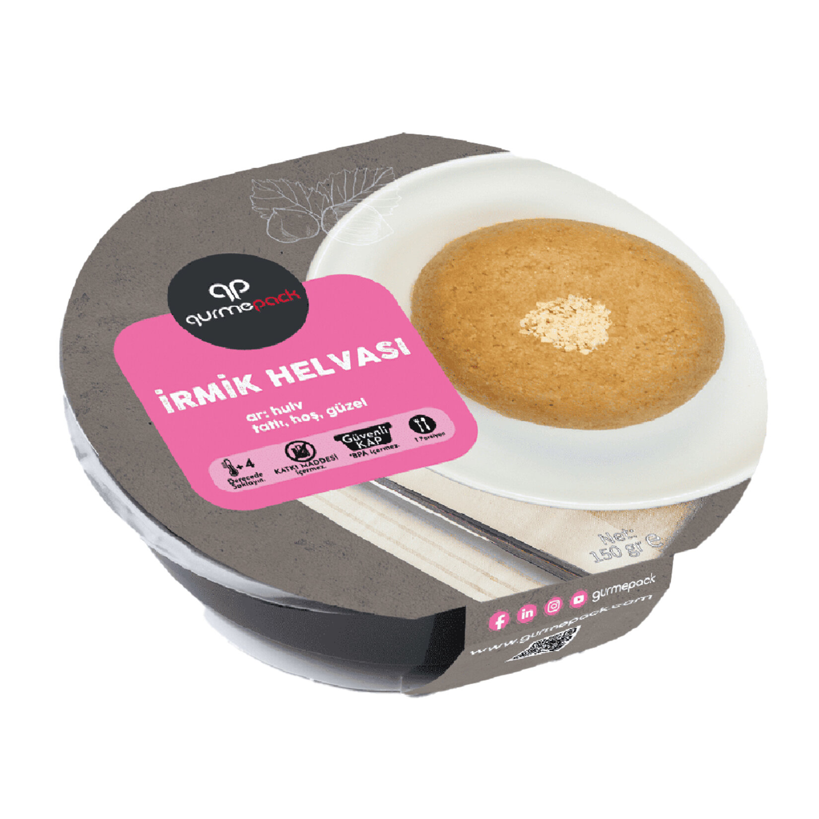 Gurmepack İrmik Helvası 150G