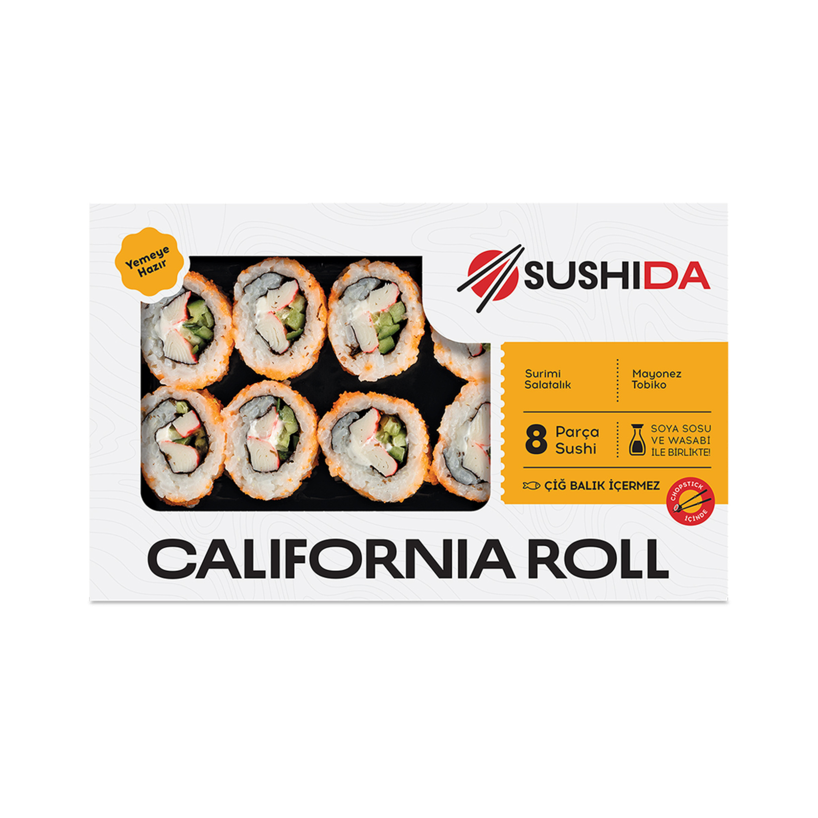 Dardanel Sushida California Roll 205 G - Görsel 1