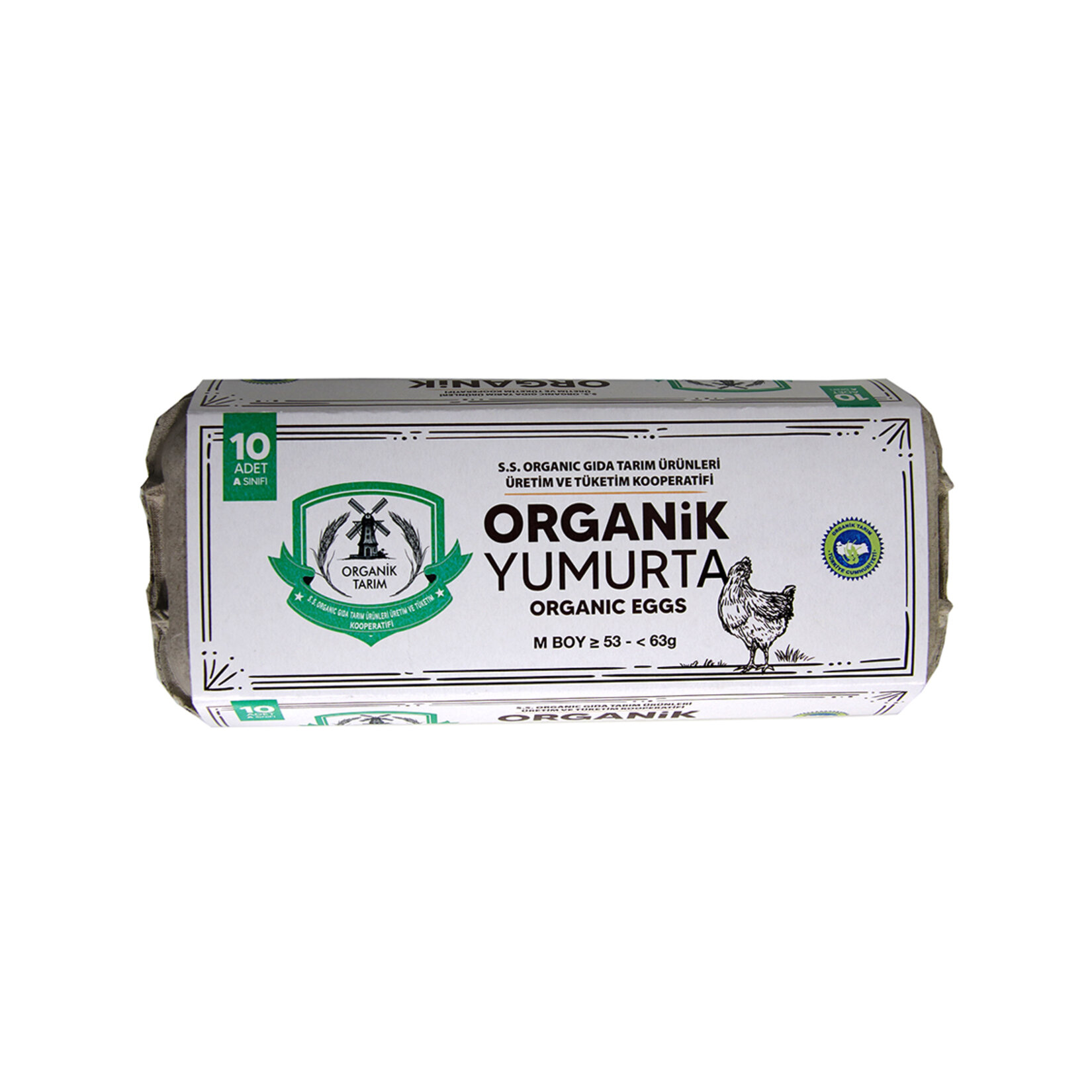 S.s Organik Gıda Yumurta 10'lu M Boy 53-63 G