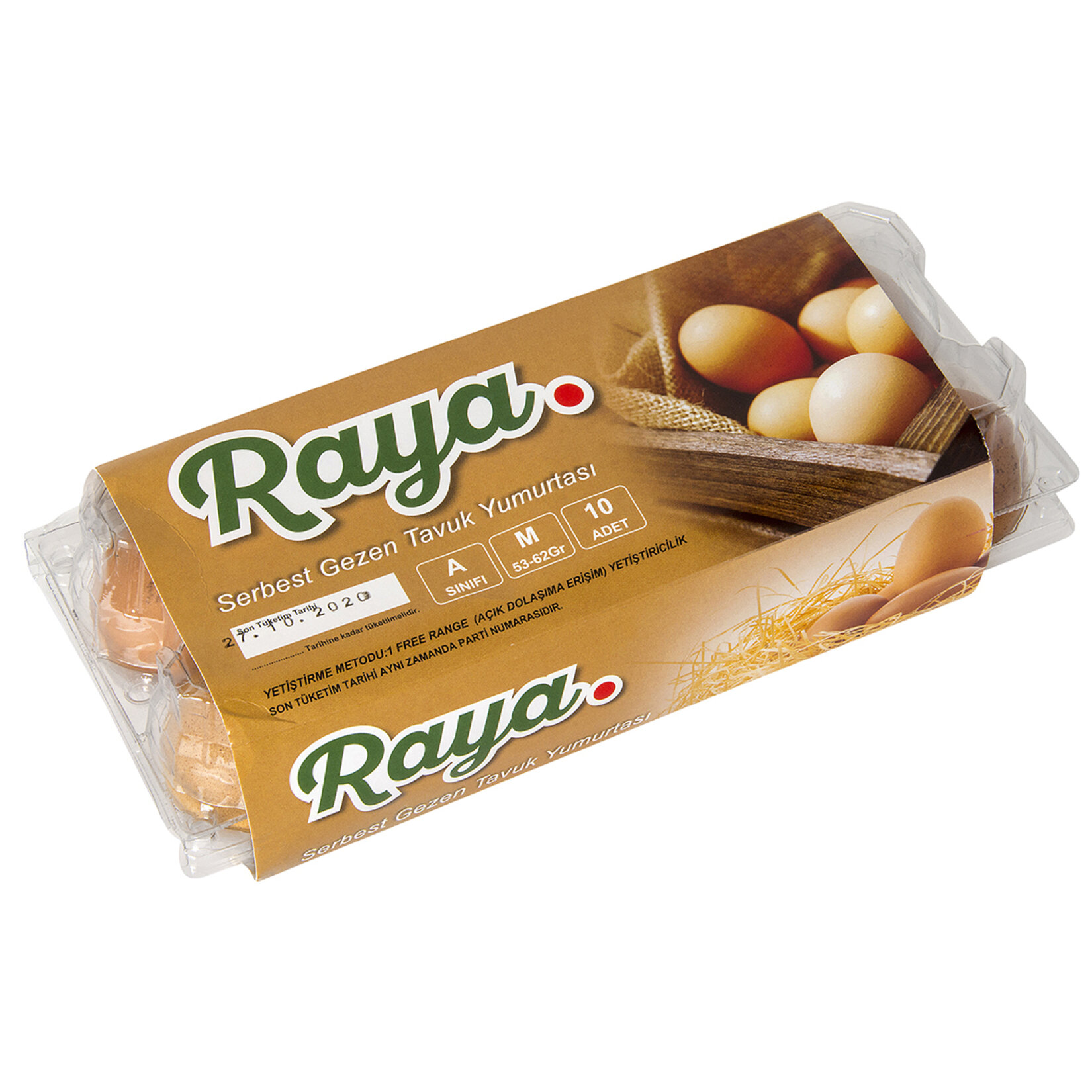 Raya Gezen Tavuk Yumurtası 10'lu M Boy