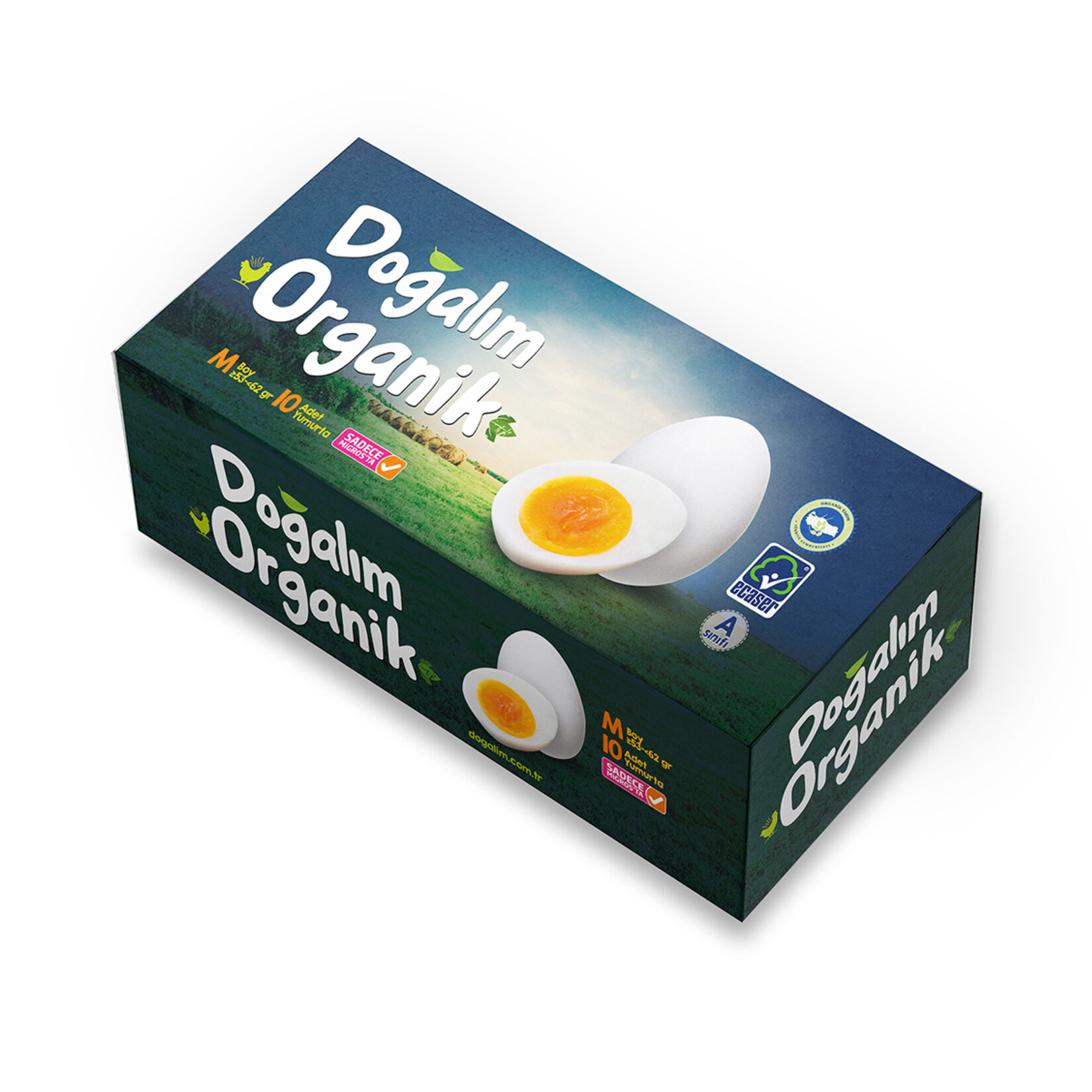 Doğalım Organik Yumurta 10'lu M Boy (53-62 G)