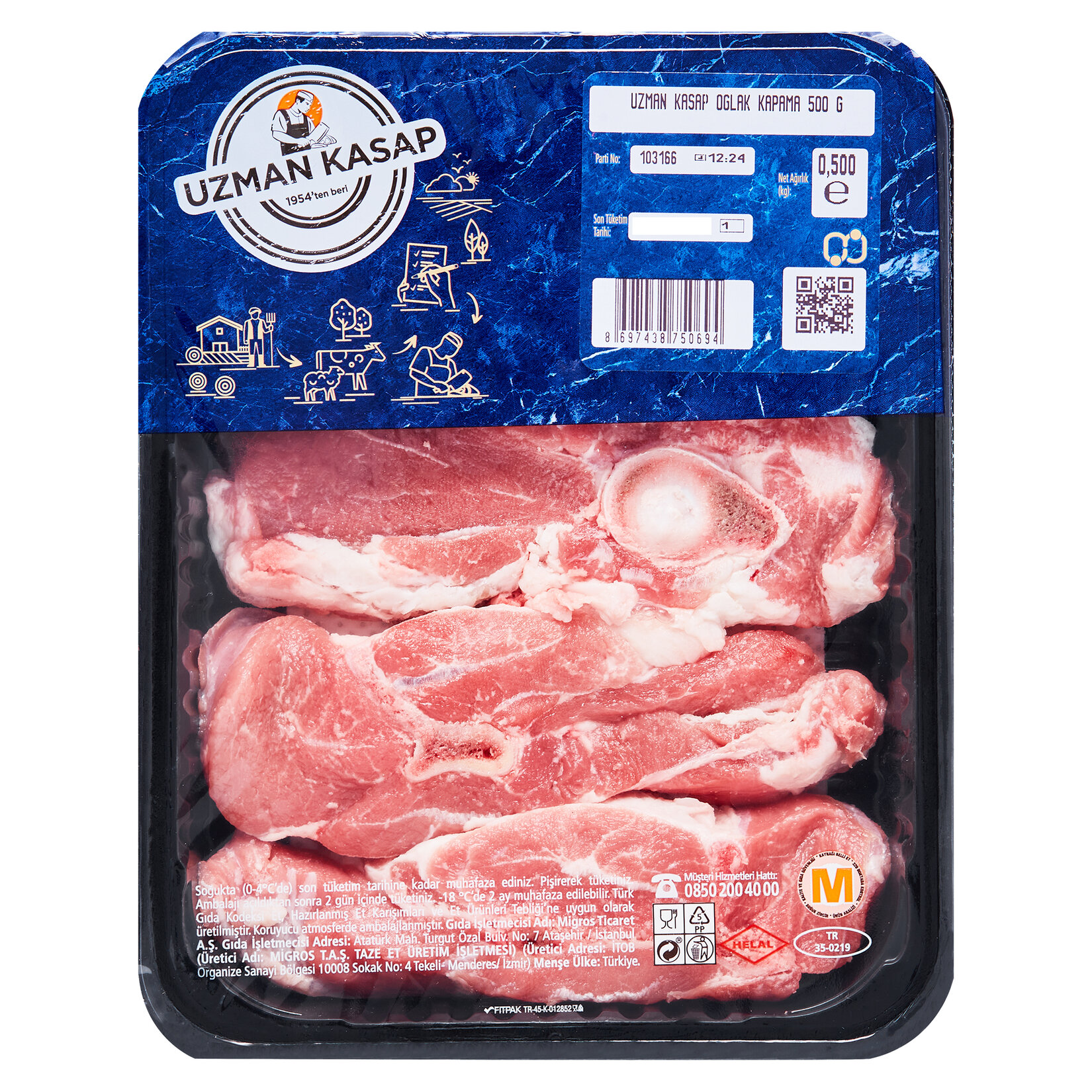 IPT Uzman Kasap Oğlak Kapama 500 G