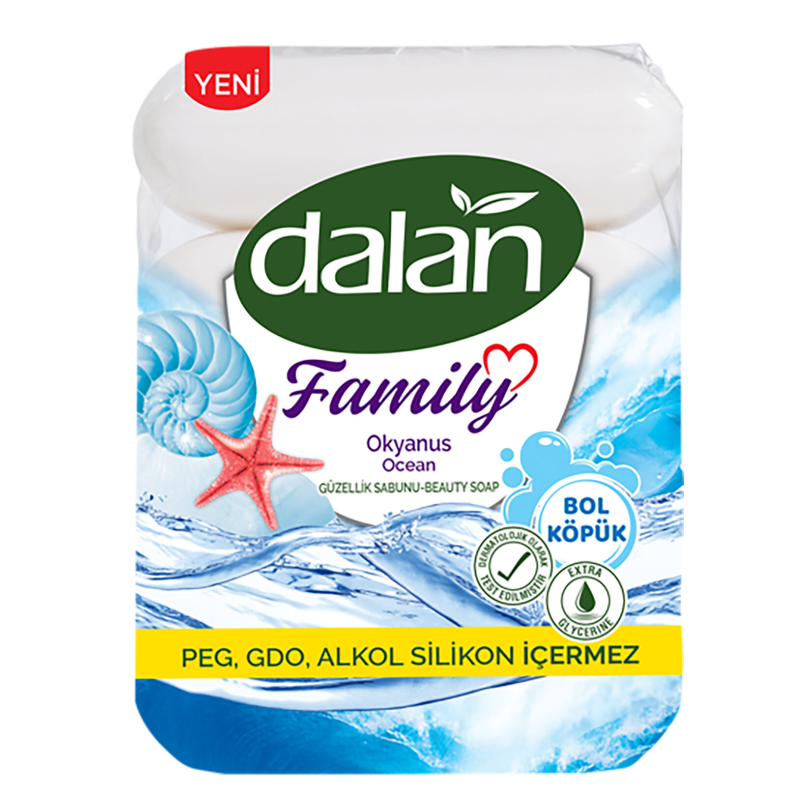 Dalan Family Okyanus Güzellik Sabunu 4x75 G - Görsel 1