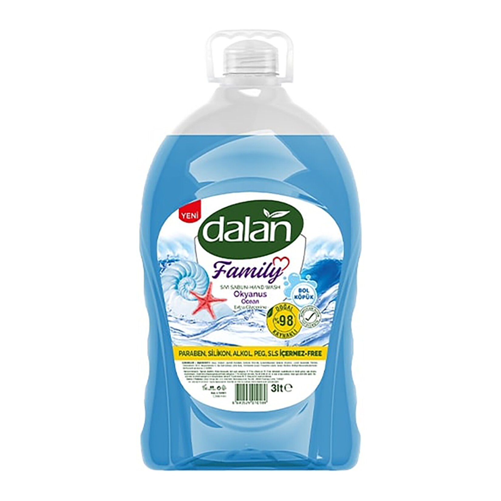 Dalan Family Sıvı Sabun Okyanus 3 L - Görsel 1