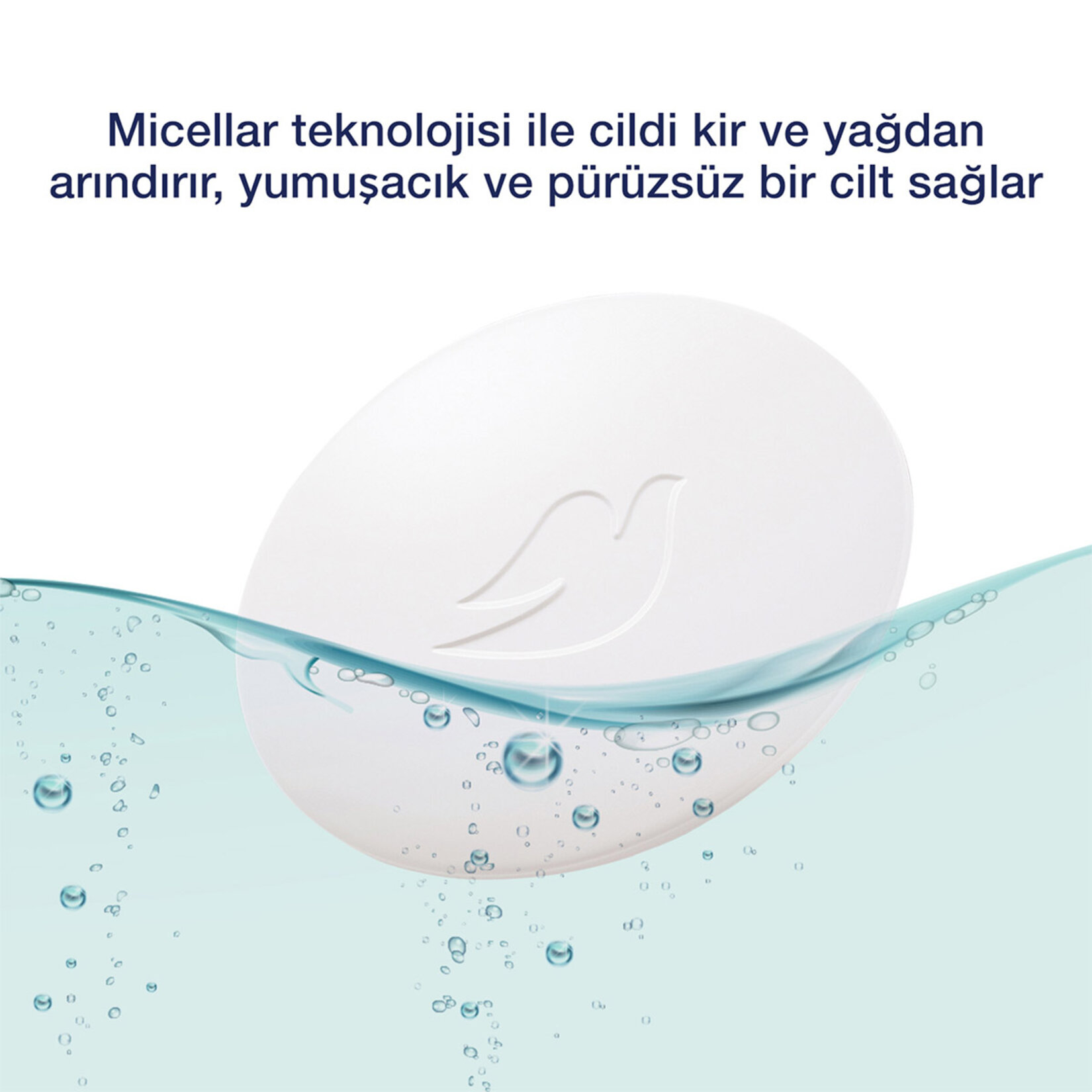 Dove Beauty Cream Bar Katı Güzellik Sabunu Micellar Hassas Ciltler İçin Nemlendirici Etkili 90 G - Görsel 4