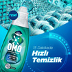 Omo Express Fresh  Renkliler ve Beyazlar Sıvı Deterjan 840 Ml - Görsel 3