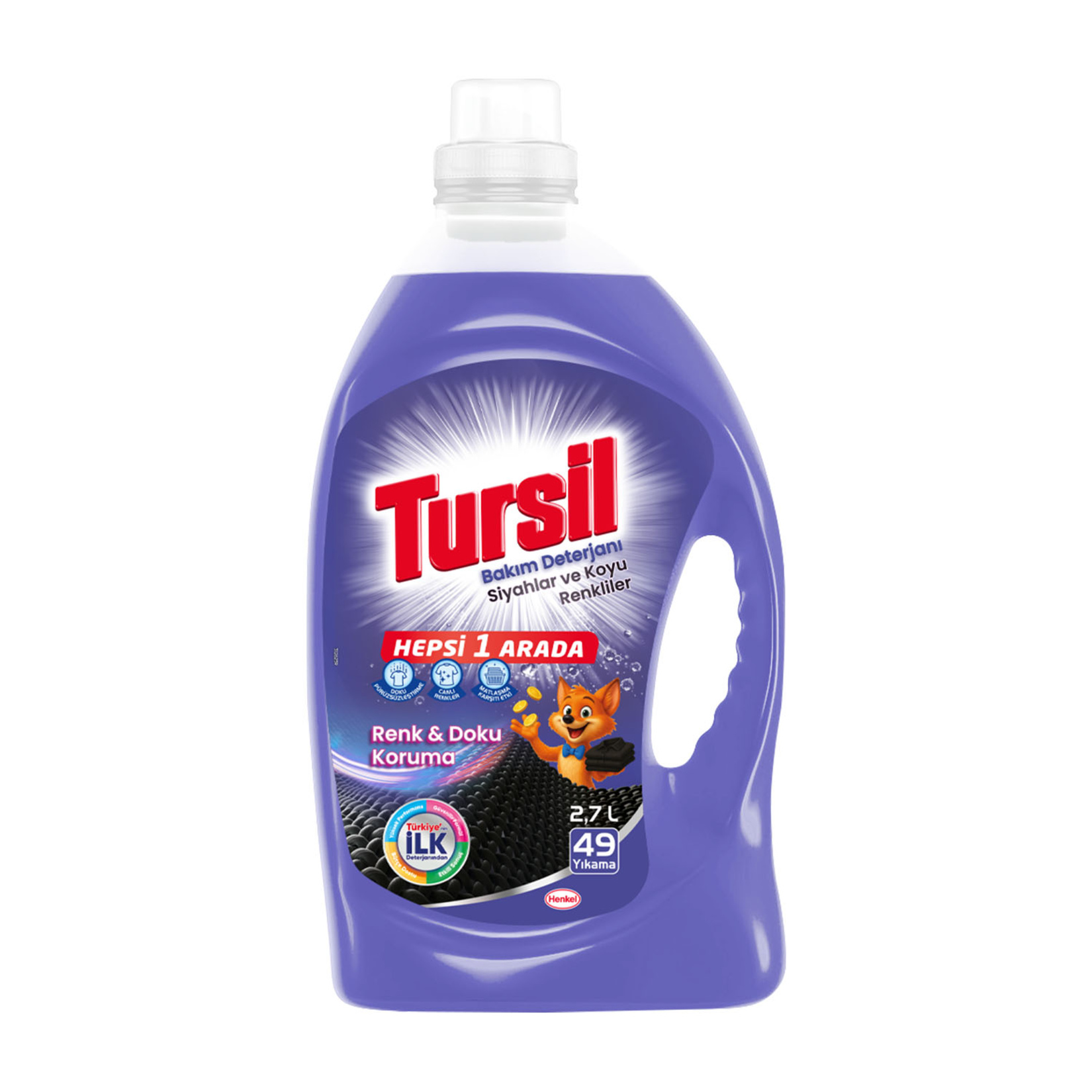 Tursil Sıvı Bakım Deterjanı Siyahlar 2.7 L - Görsel 1