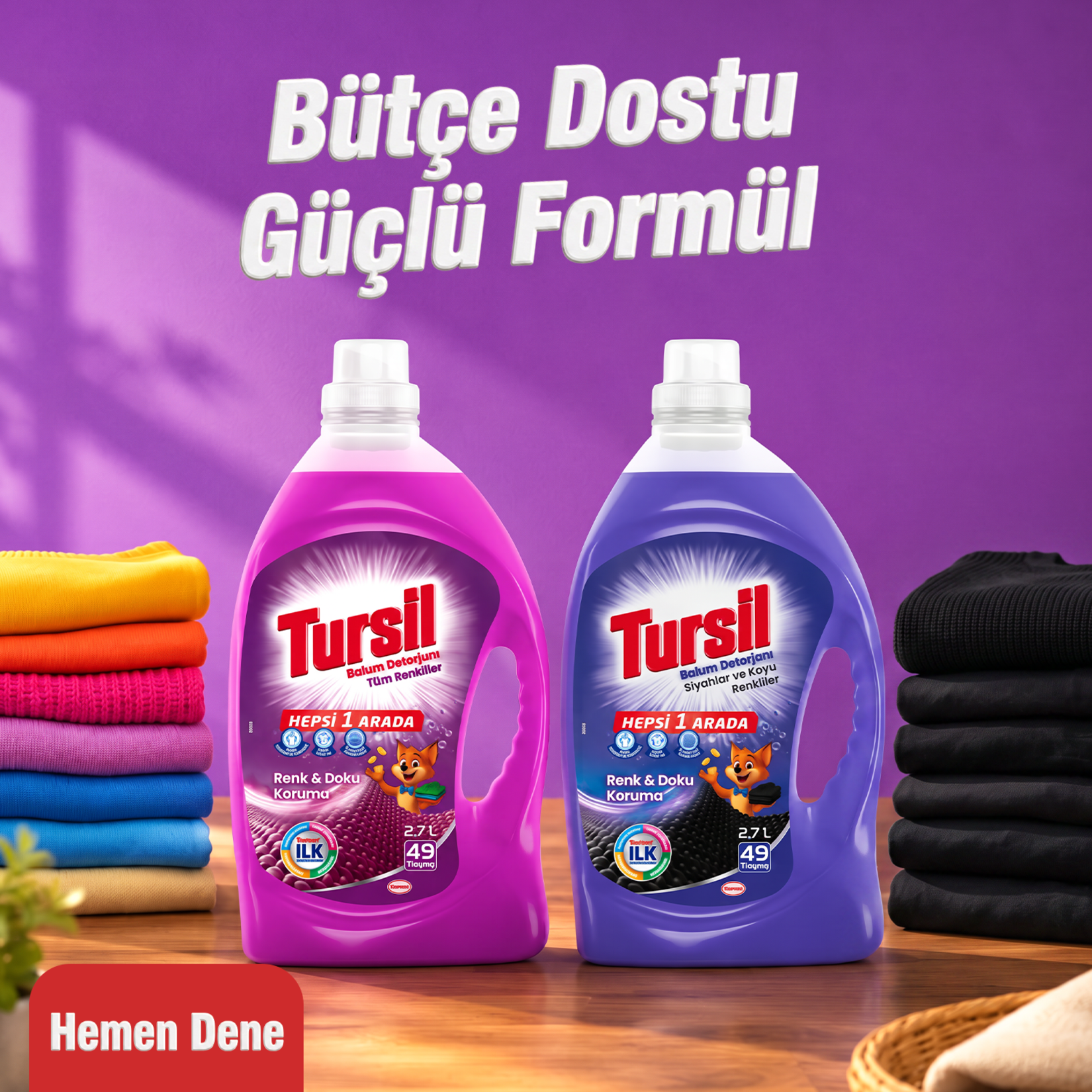 Tursil Sıvı Bakım Deterjanı Siyahlar 2.7 L - Görsel 4