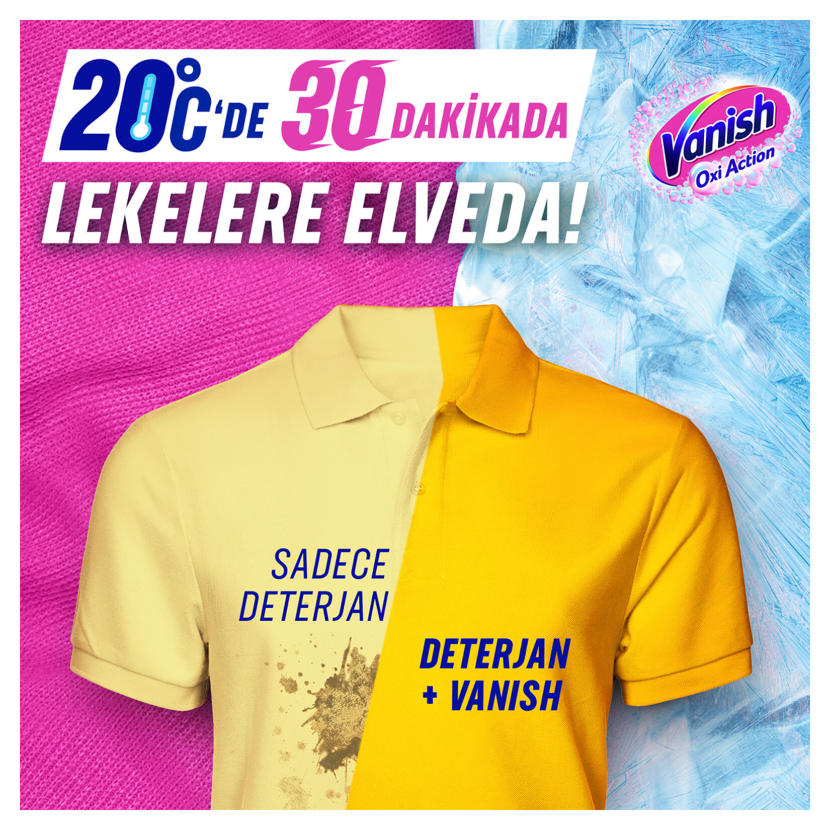 Vanish Multipower Toz Pembe 970 G - Görsel 2