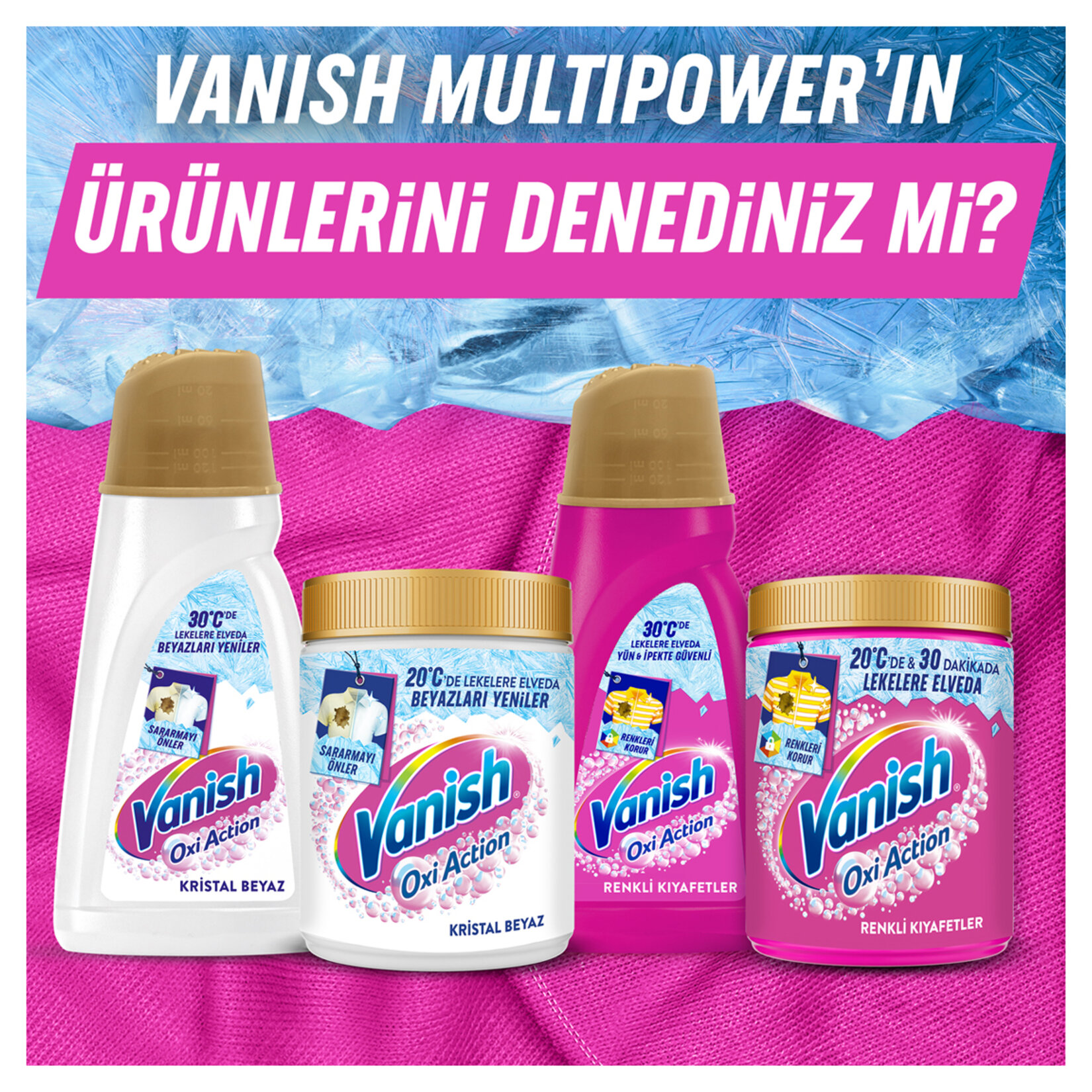 Vanish Multipower Toz Pembe 970 G - Görsel 5