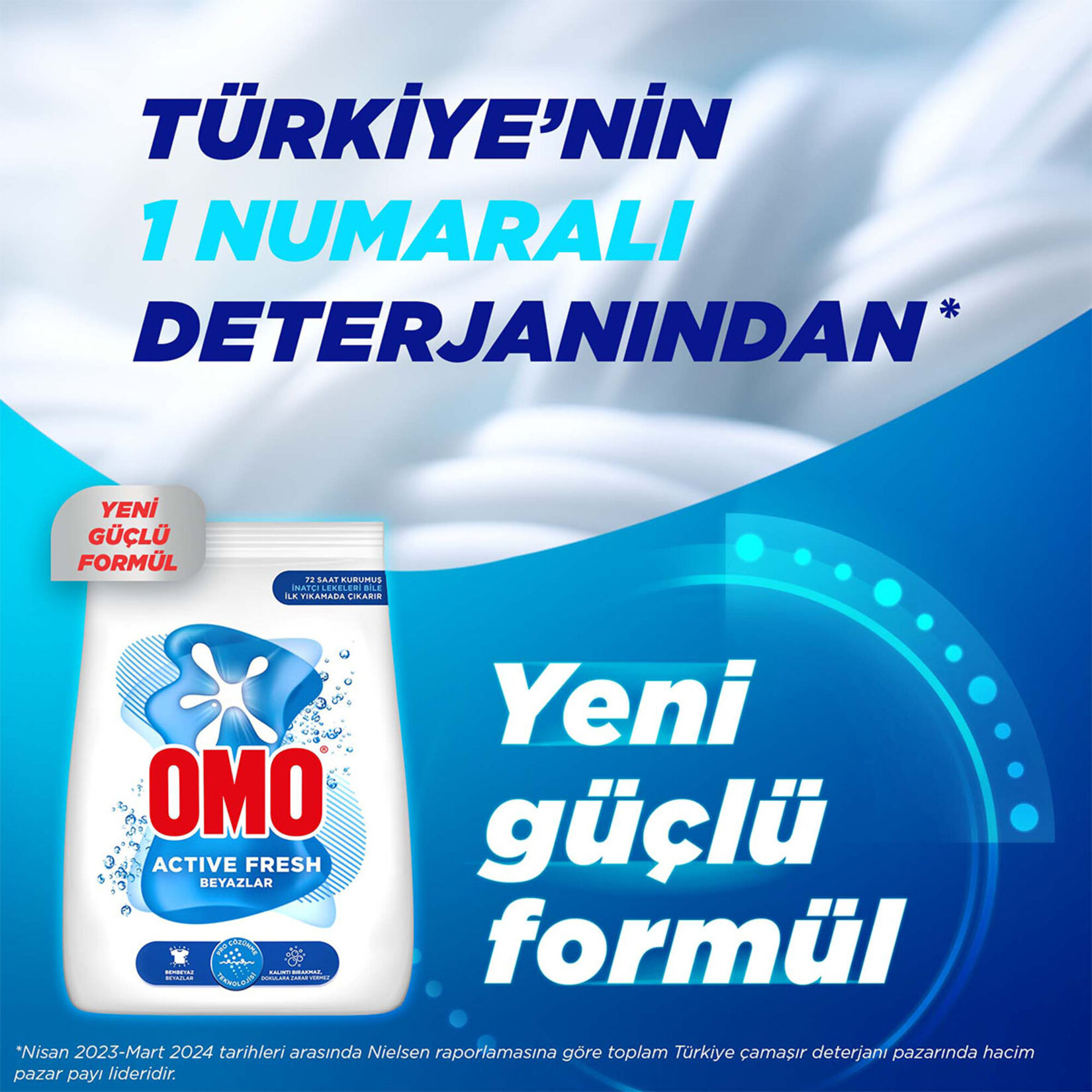 Omo Active Fresh Beyazlar Toz Deterjan 36 Yıkama 5.5 Kg - Görsel 3