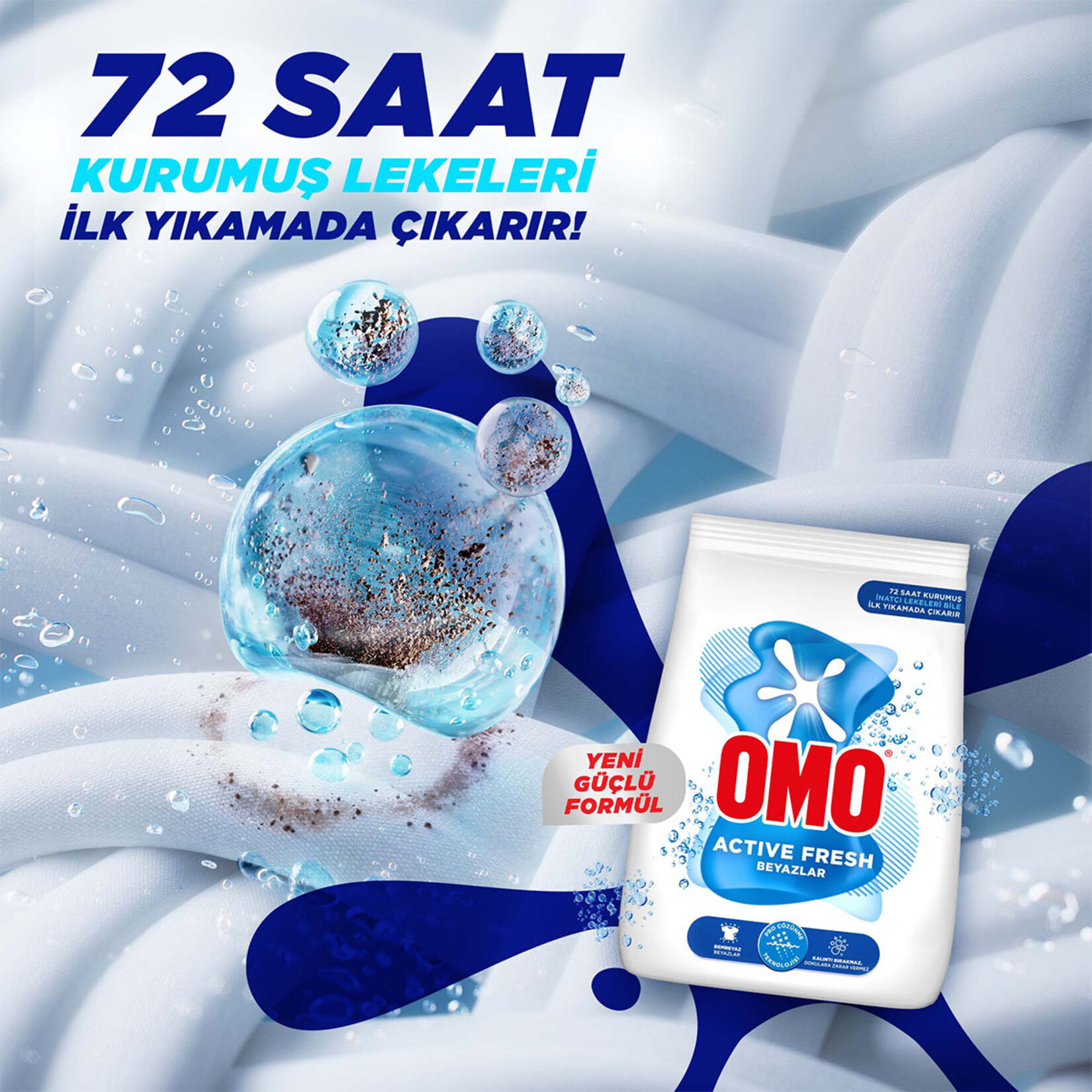 Omo Active Fresh Beyazlar Toz Deterjan 36 Yıkama 5.5 Kg - Görsel 4