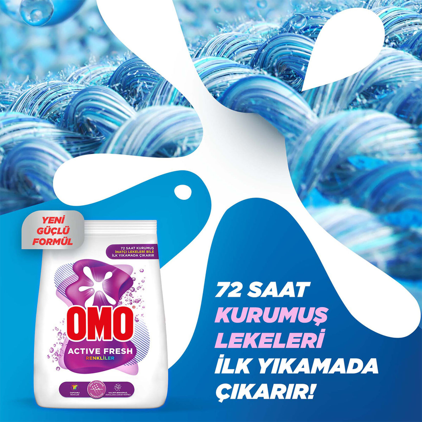 Omo Active Fresh Renkliler Toz Deterjan 36 Yıkama 5.5 Kg - Görsel 4