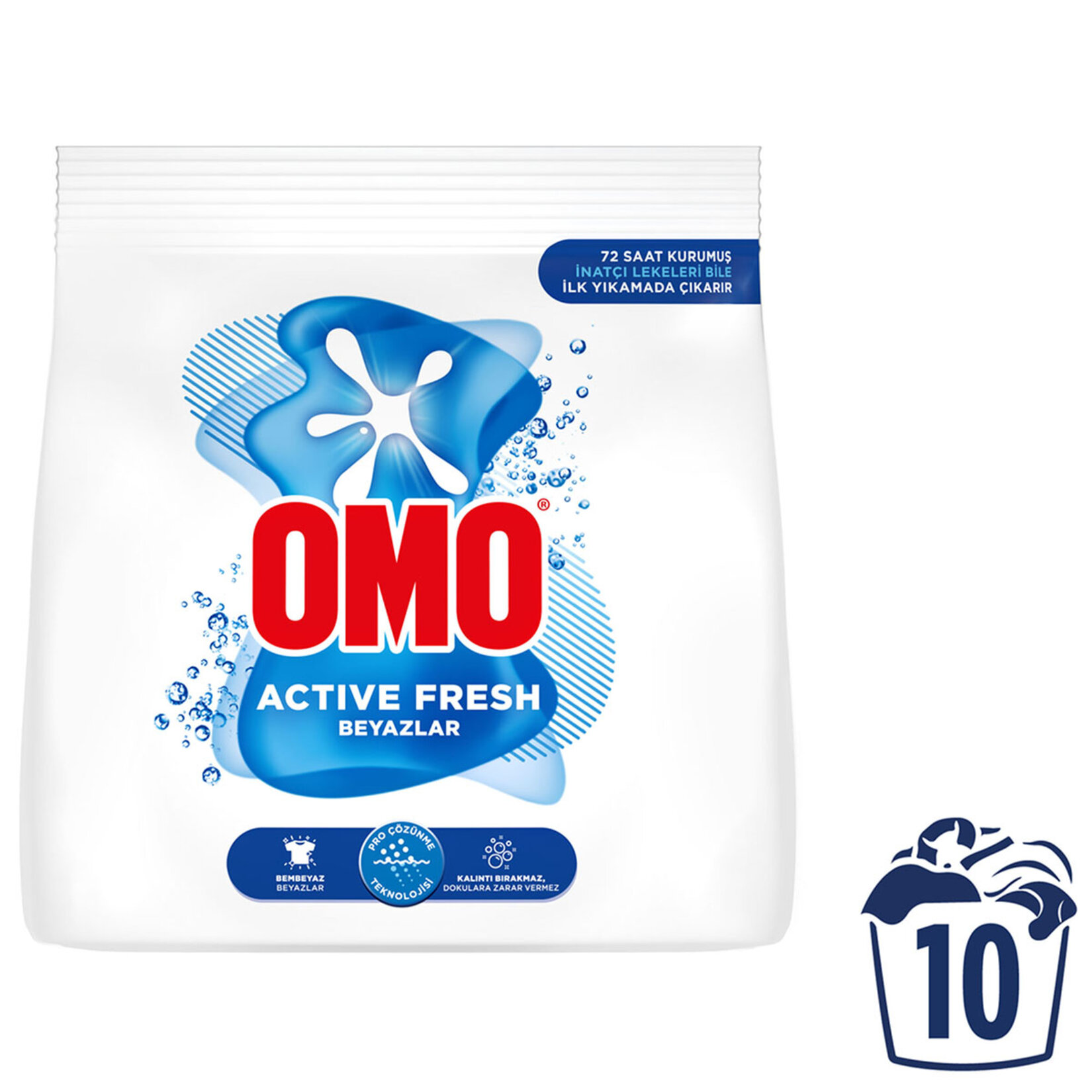 Omo Active Fresh Beyazlar Toz Deterjan 10 Yıkama 1.5 Kg - Görsel 2