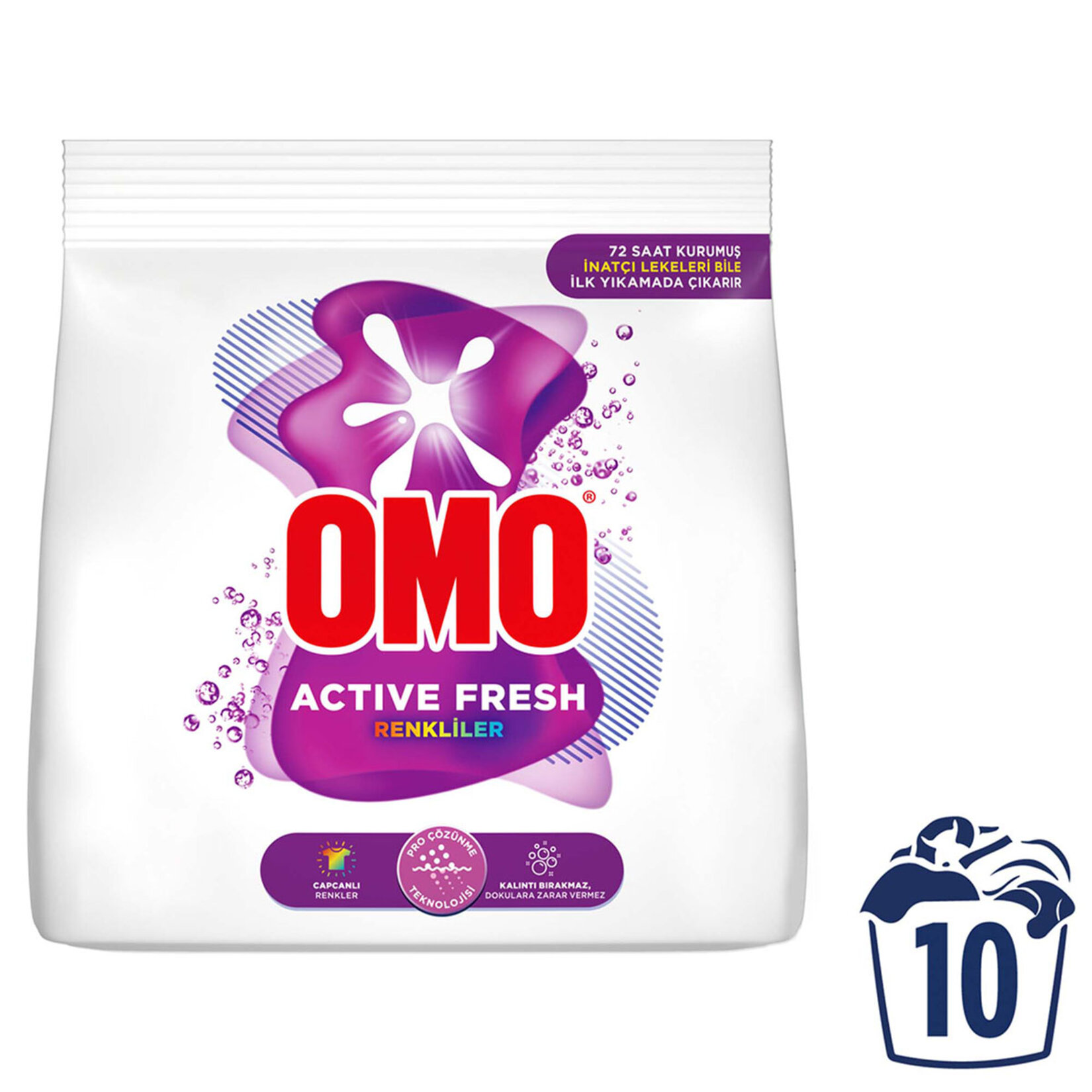 Omo Active Fresh Renkliler Toz Deterjan 10 Yıkama 1.5 Kg - Görsel 2