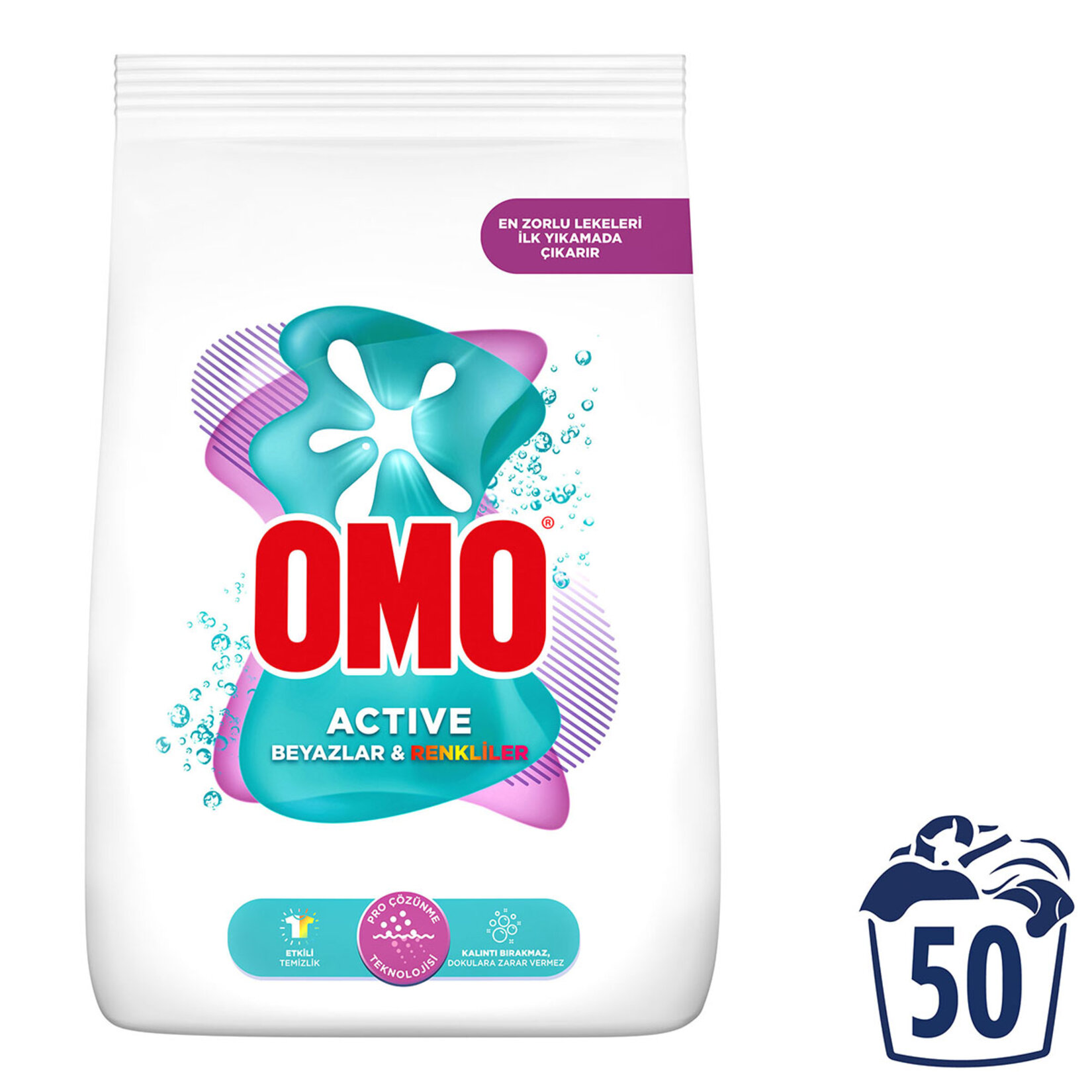 Omo Active Renkliler ve Beyazlar 7.5 Kg - Görsel 2