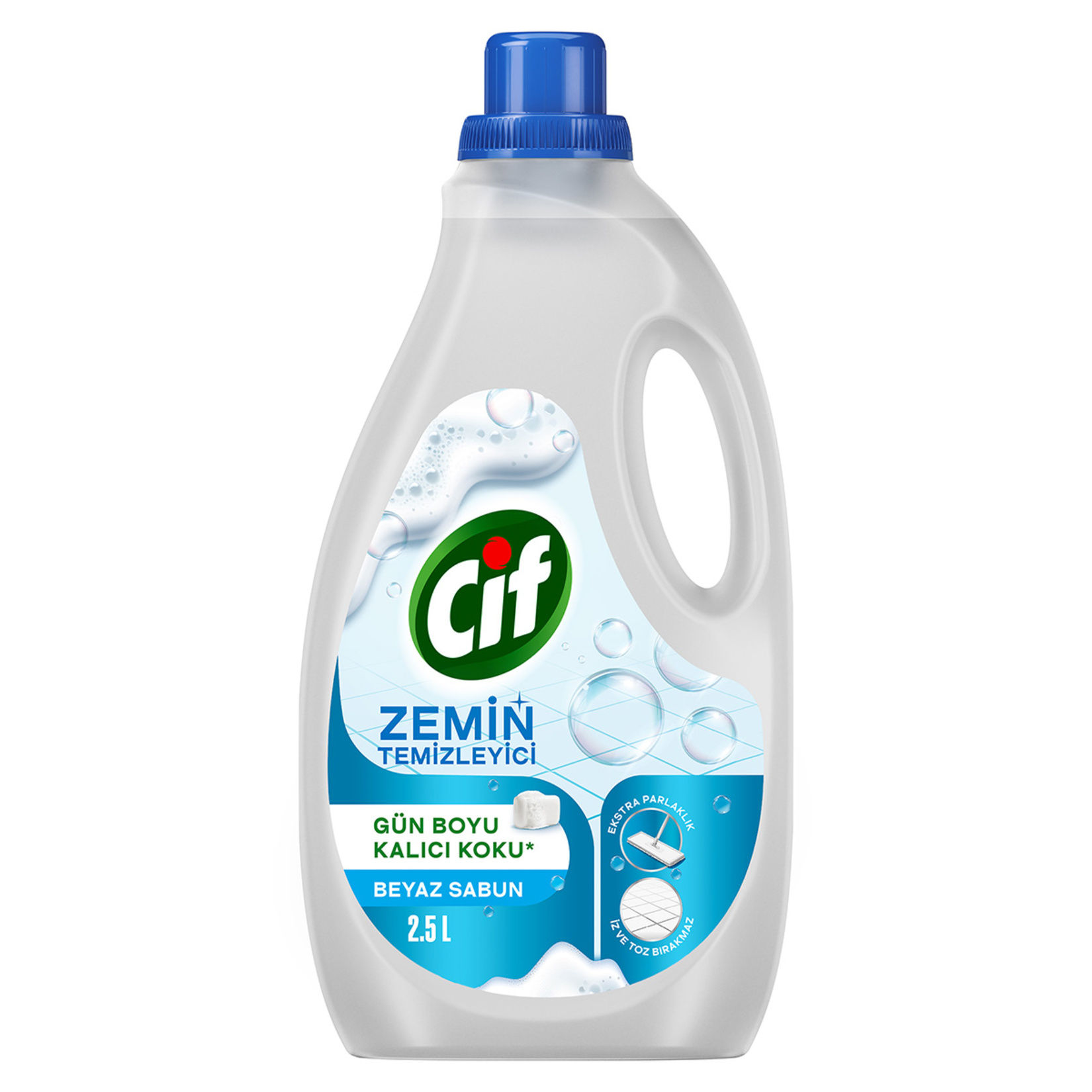 Cif Zemin Temizleyici Beyaz Sabun 2500 Ml - Görsel 1