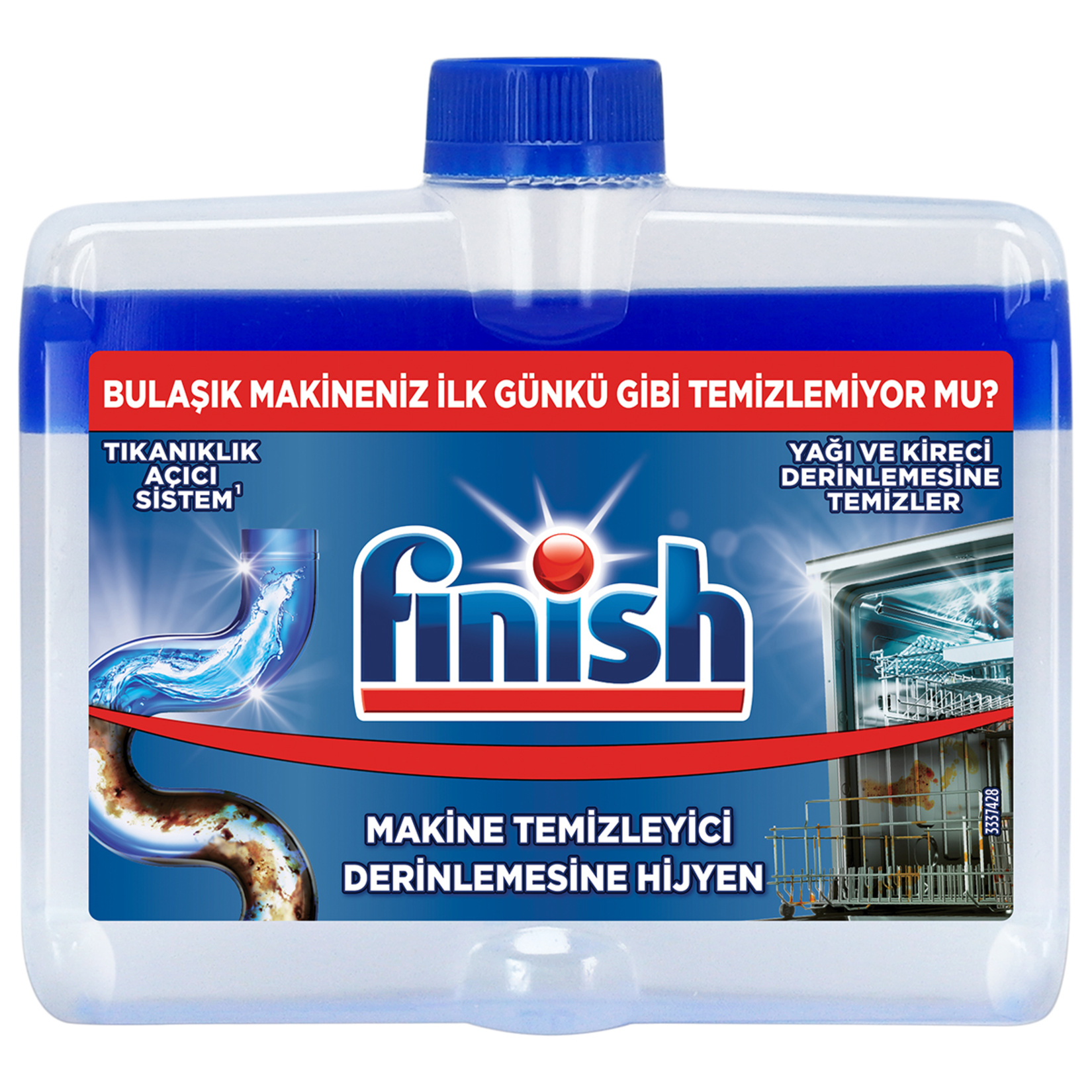 Finish Bulaşık Makinesi Makine Temizleyici 250 Ml - Görsel 1