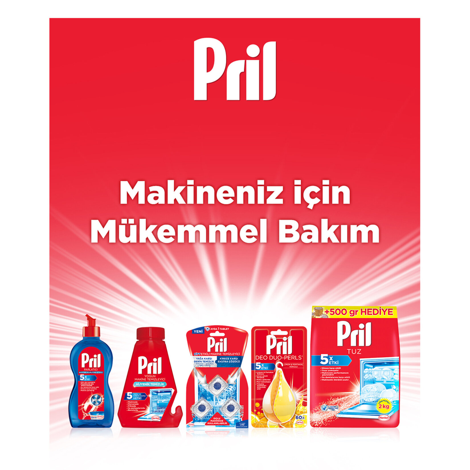 Pril Bulaşık Makinesi Temizleyicisi 250 Ml - Görsel 5