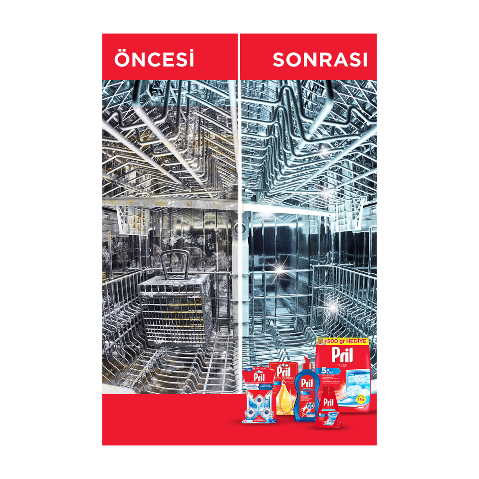 Pril Bulaşık Makinesi Temizleyicisi 250 Ml - Görsel 2