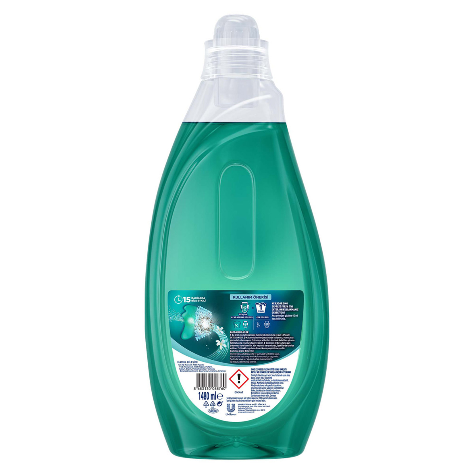 Omo Express Fresh Kötü Koku Karşıtı 1.48 L - Görsel 3