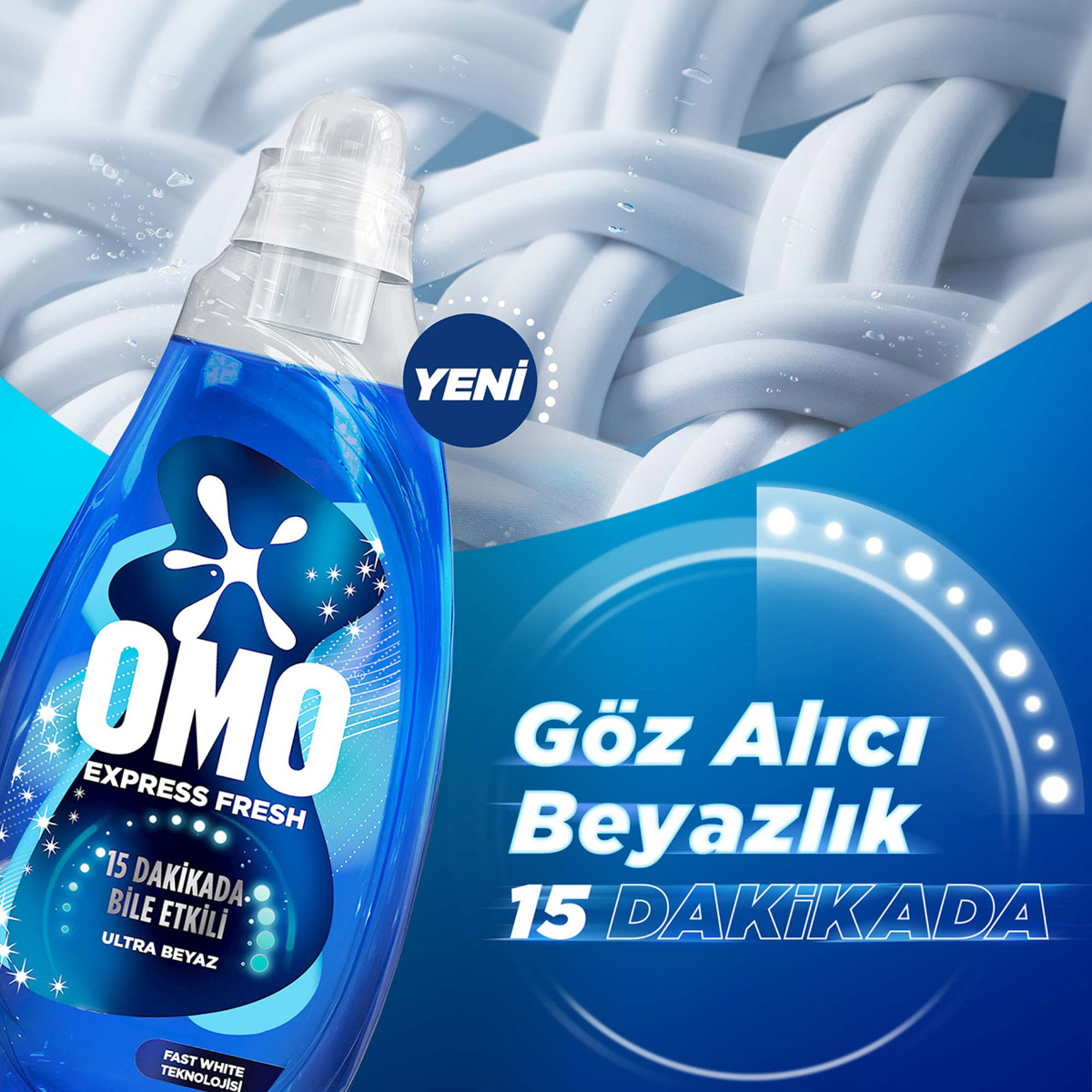 OMO Express Fresh Beyazlar 1.48 L - Görsel 3